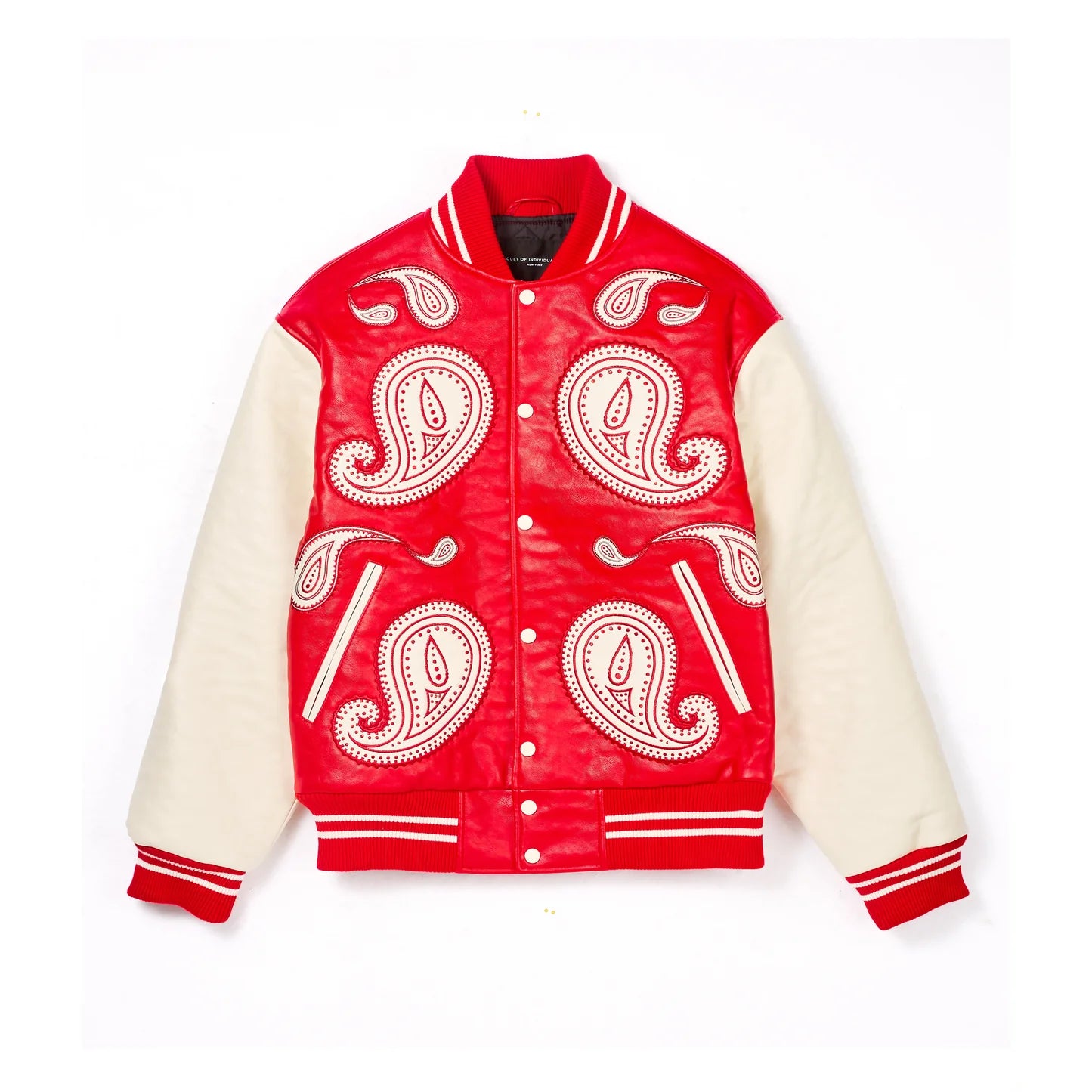 Cult Of Individuality Paisley Varsity Jacket