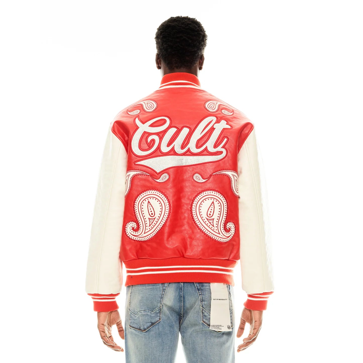 Cult Of Individuality Paisley Varsity Jacket