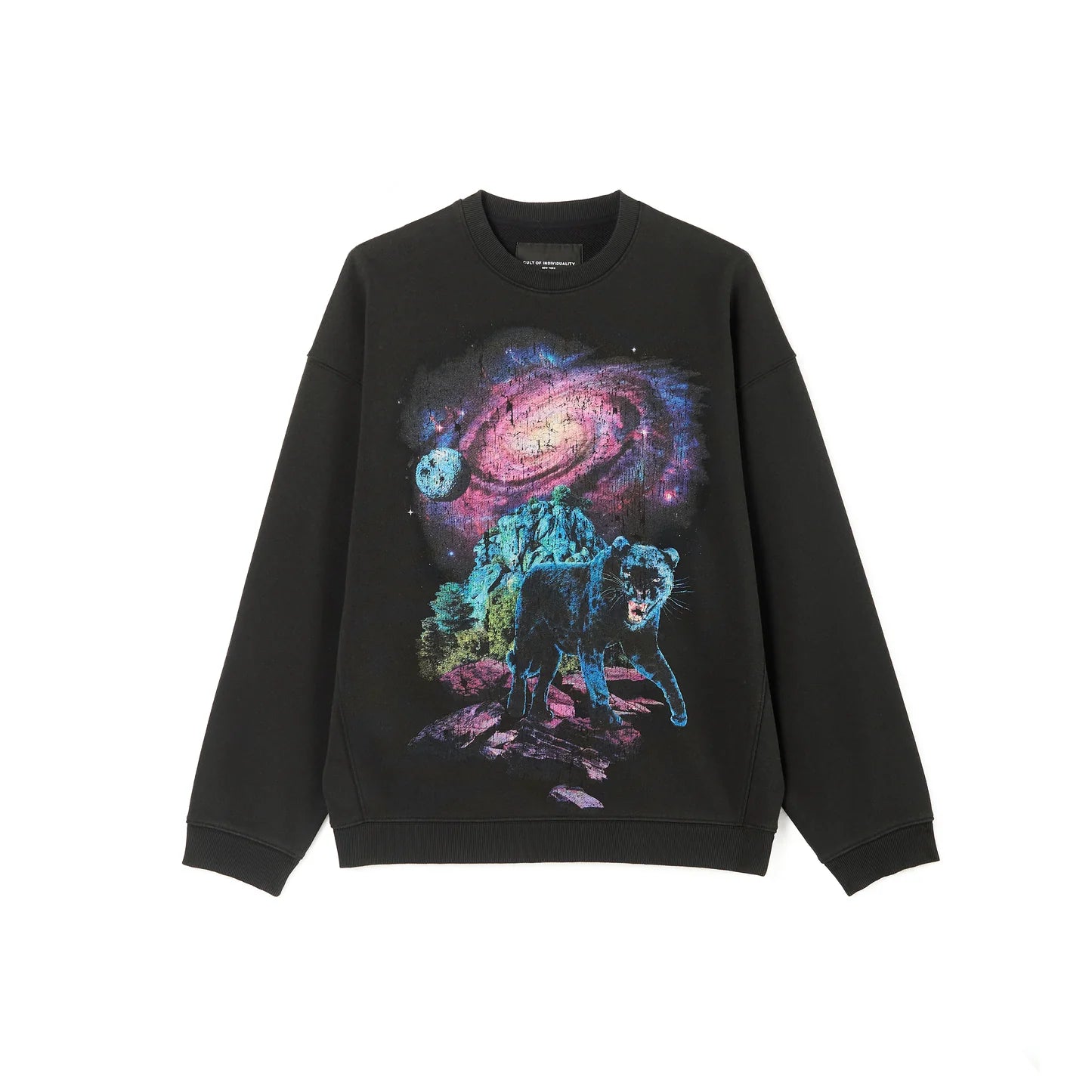 Cult Of Individuality Crewneck Fleece Sweater