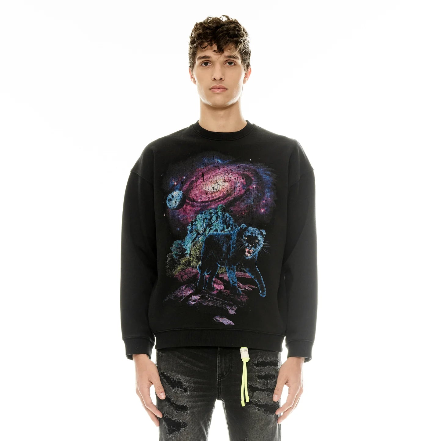 Cult Of Individuality Crewneck Fleece Sweater