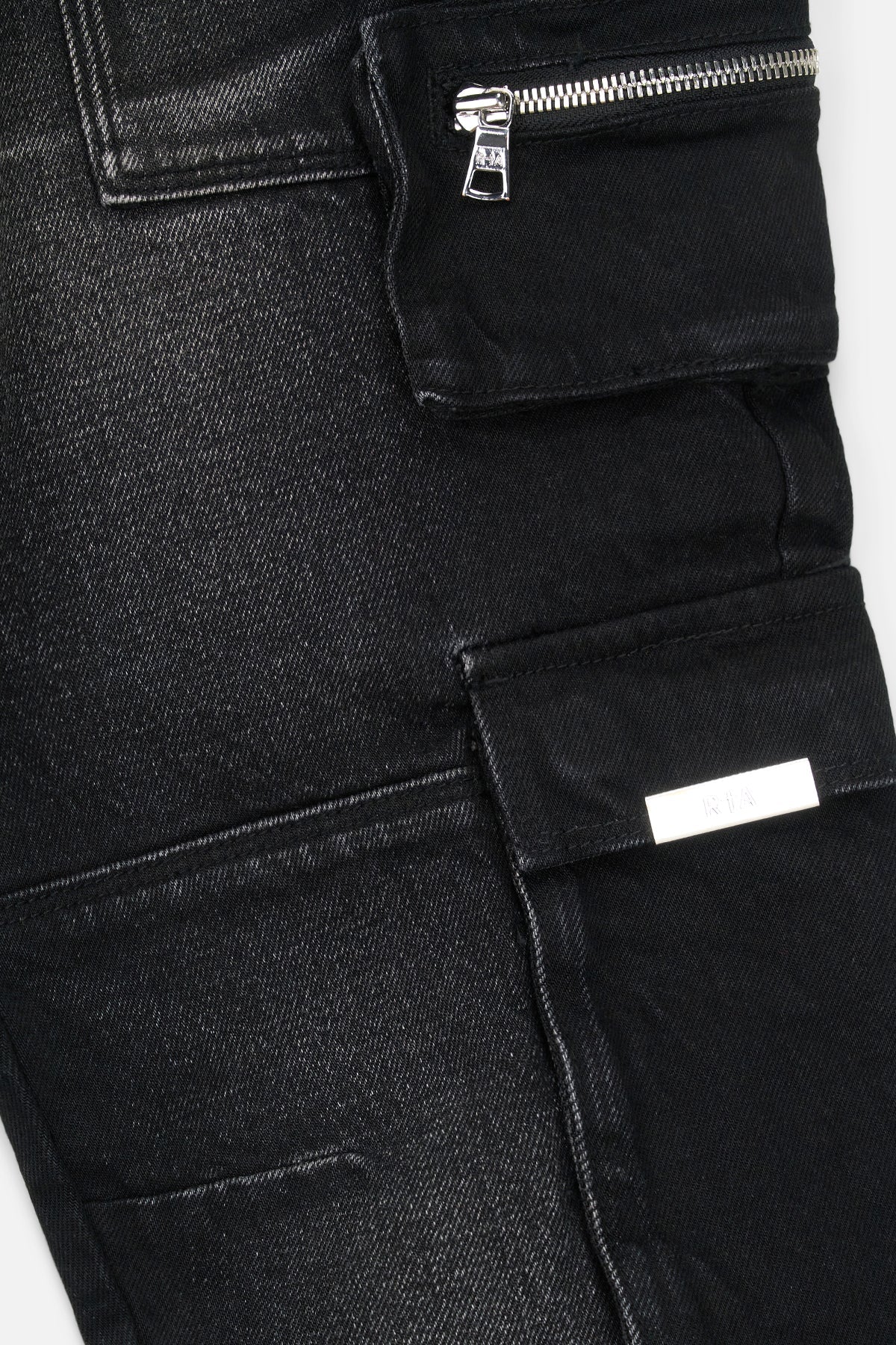 RTA Slate Cargo Skinny Jean | Black Vintage