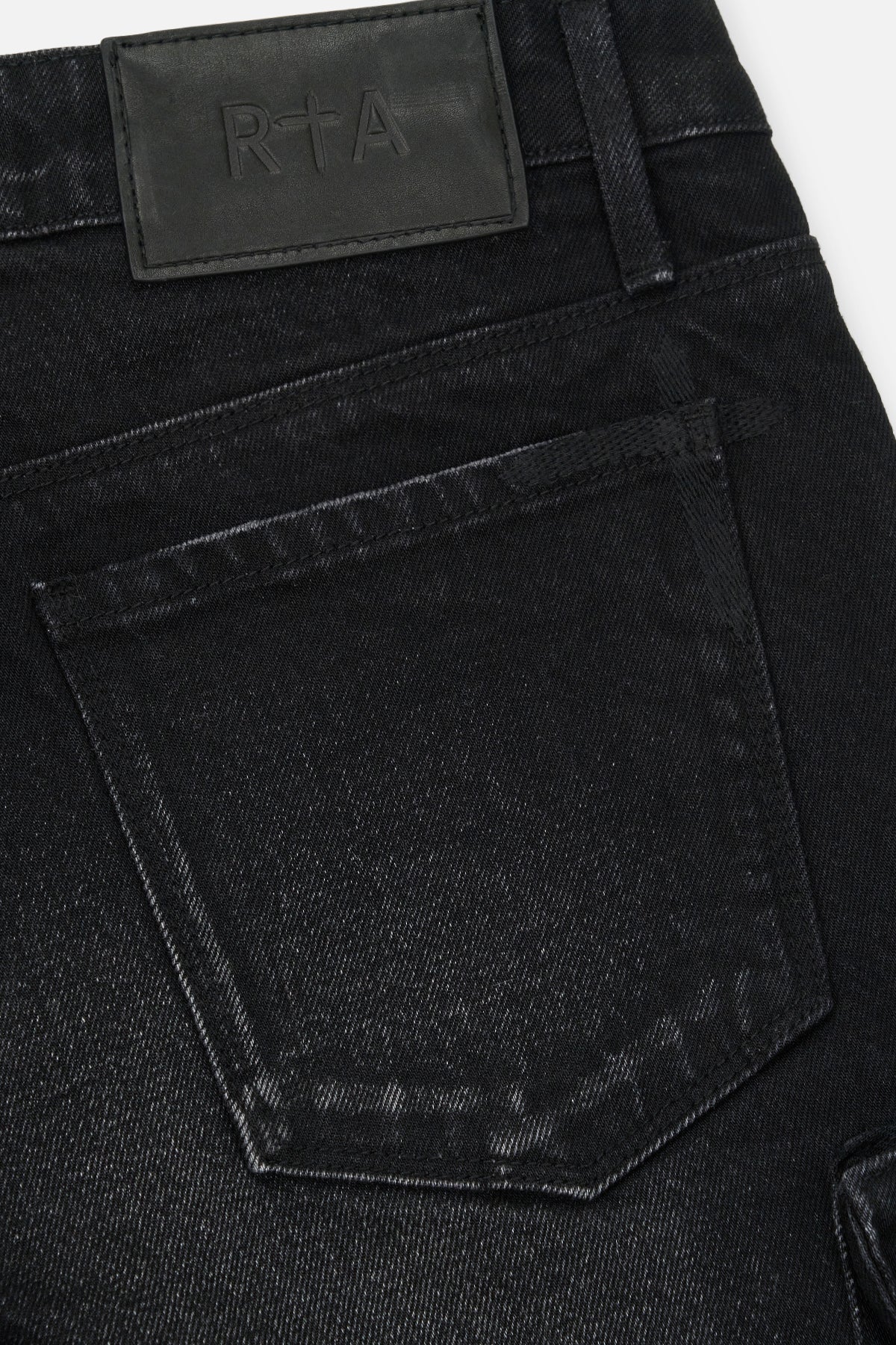 RTA Slate Cargo Skinny Jean | Black Vintage