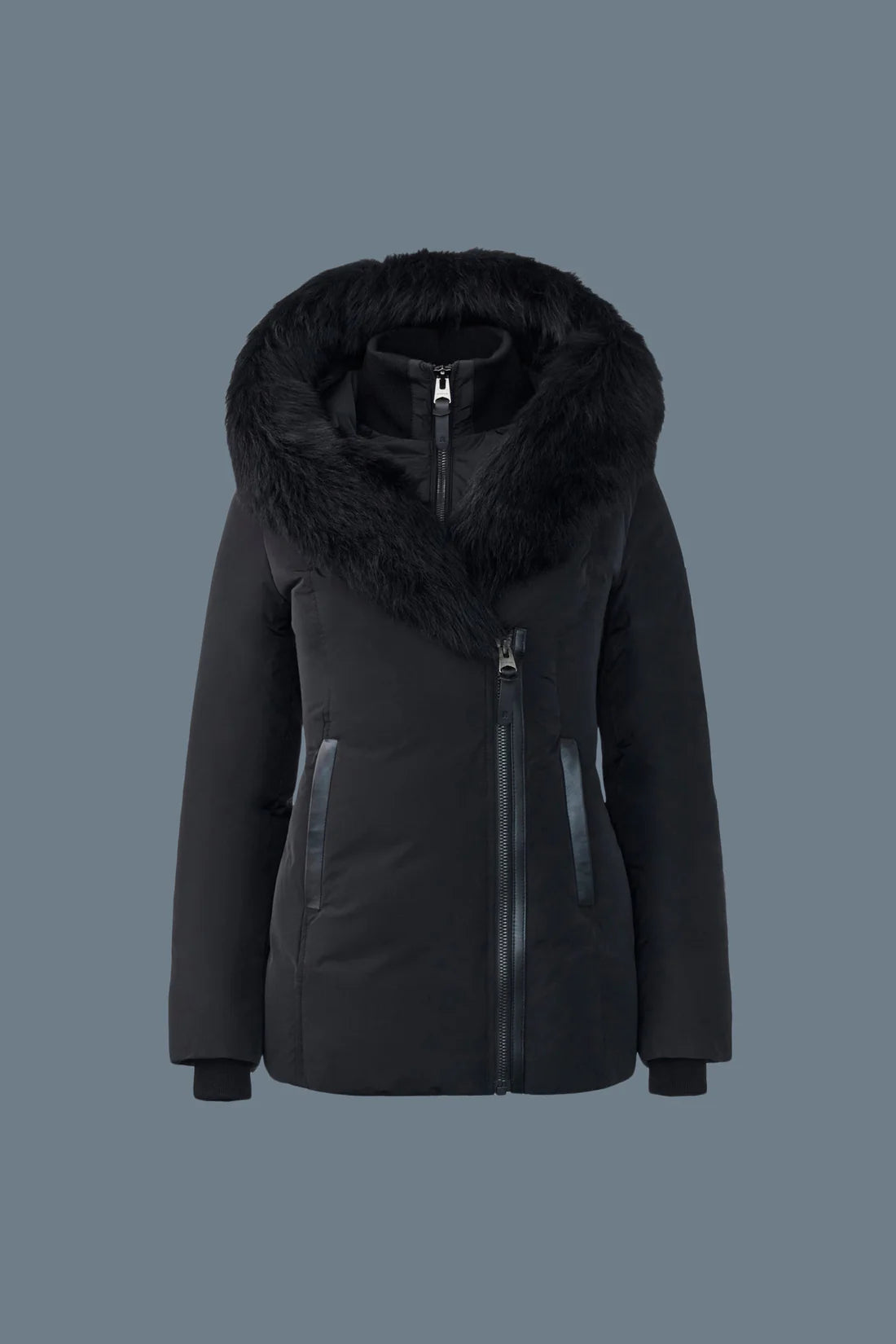 Mackage ADALI Down coat with sheepskin Signature Mackage Collar