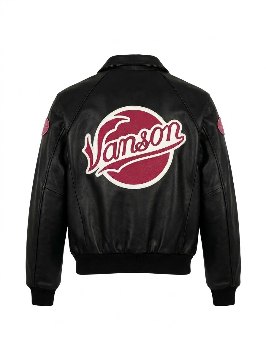 Vanson Men’s Bomber Jacket Harlem