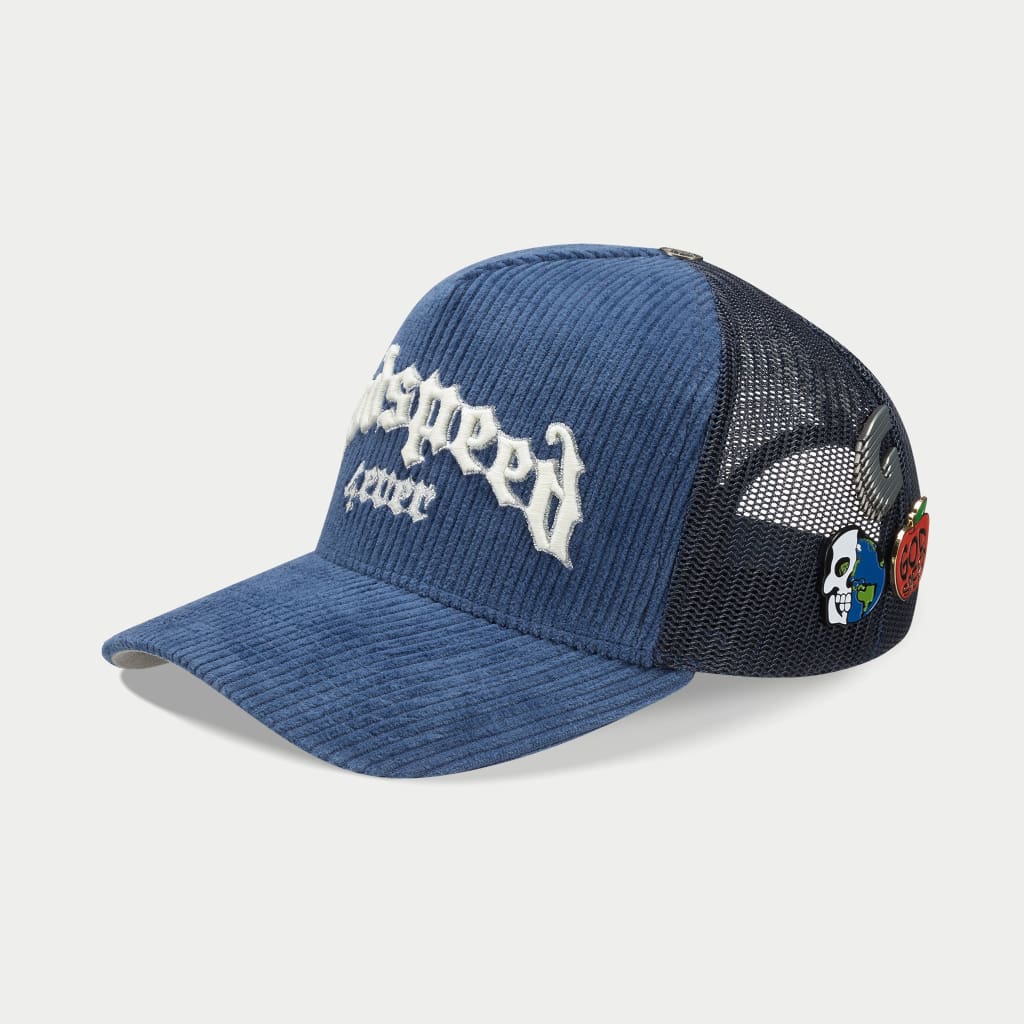 Godspeed GS Forever Trucker Hat (Saphire Corduroy)