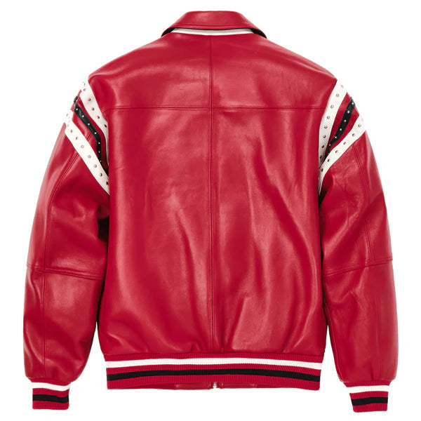 Pelle Pelle Encrusted Varsity Jacket
