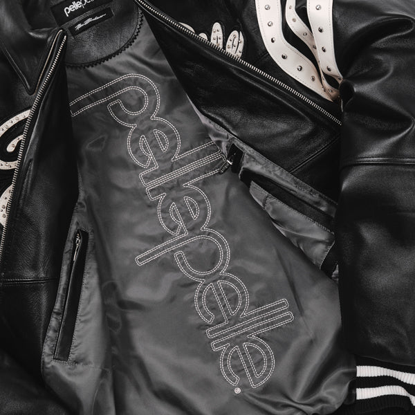 Pelle Pelle Encrusted Varsity Jacket
