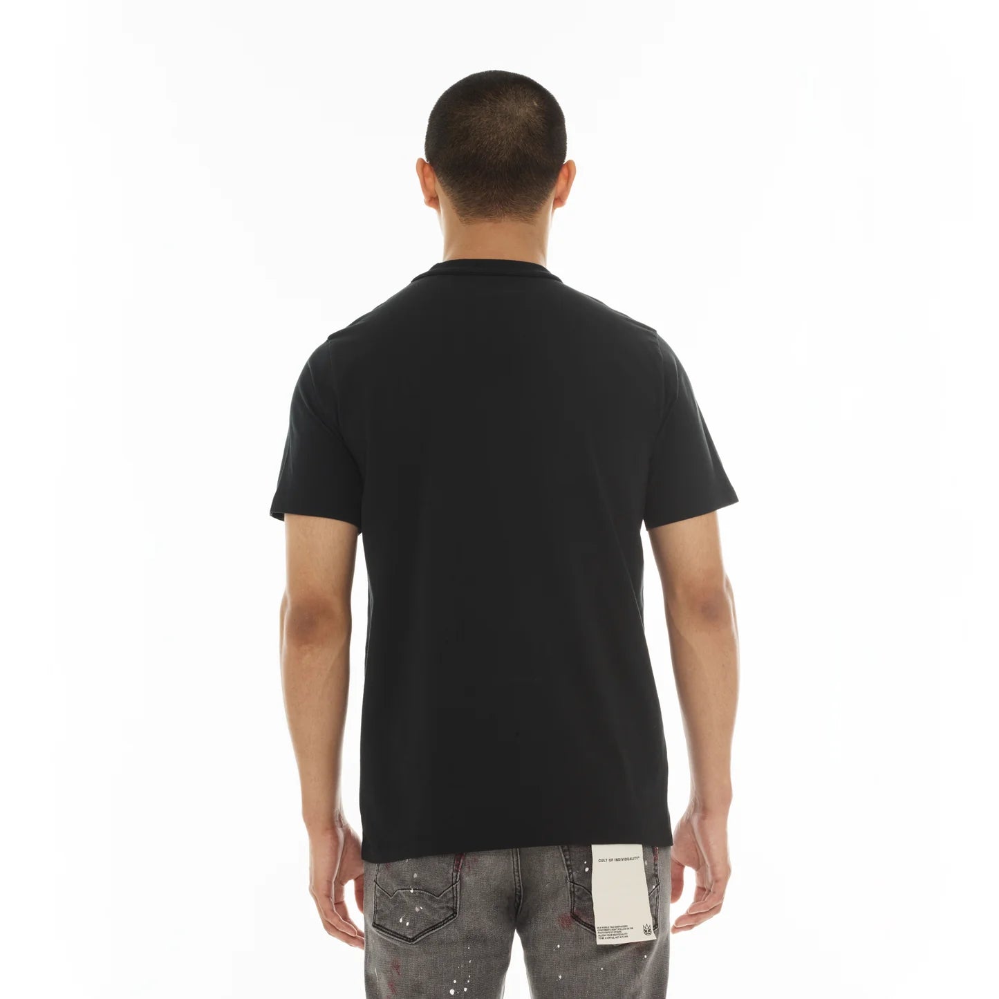 Cult Of Individuality Cult's Short Sleeve Crew Neck Tee "You Fear Death, But Don’t Live "