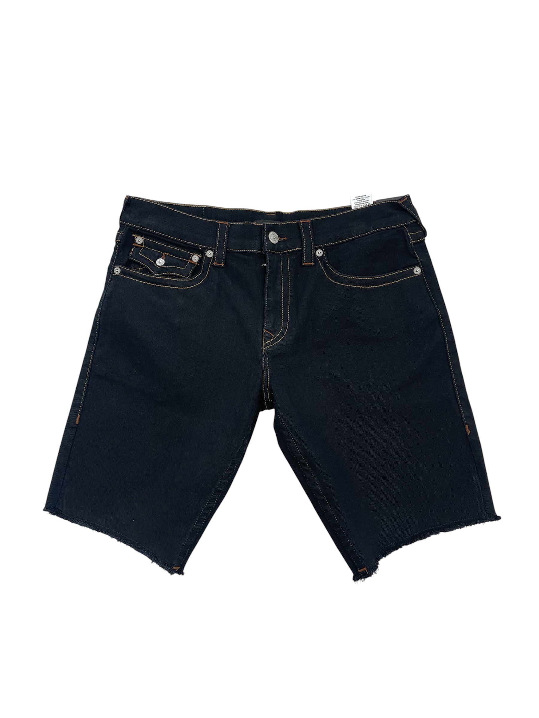 True Religion Ricky SN Flap Short Fray Hem