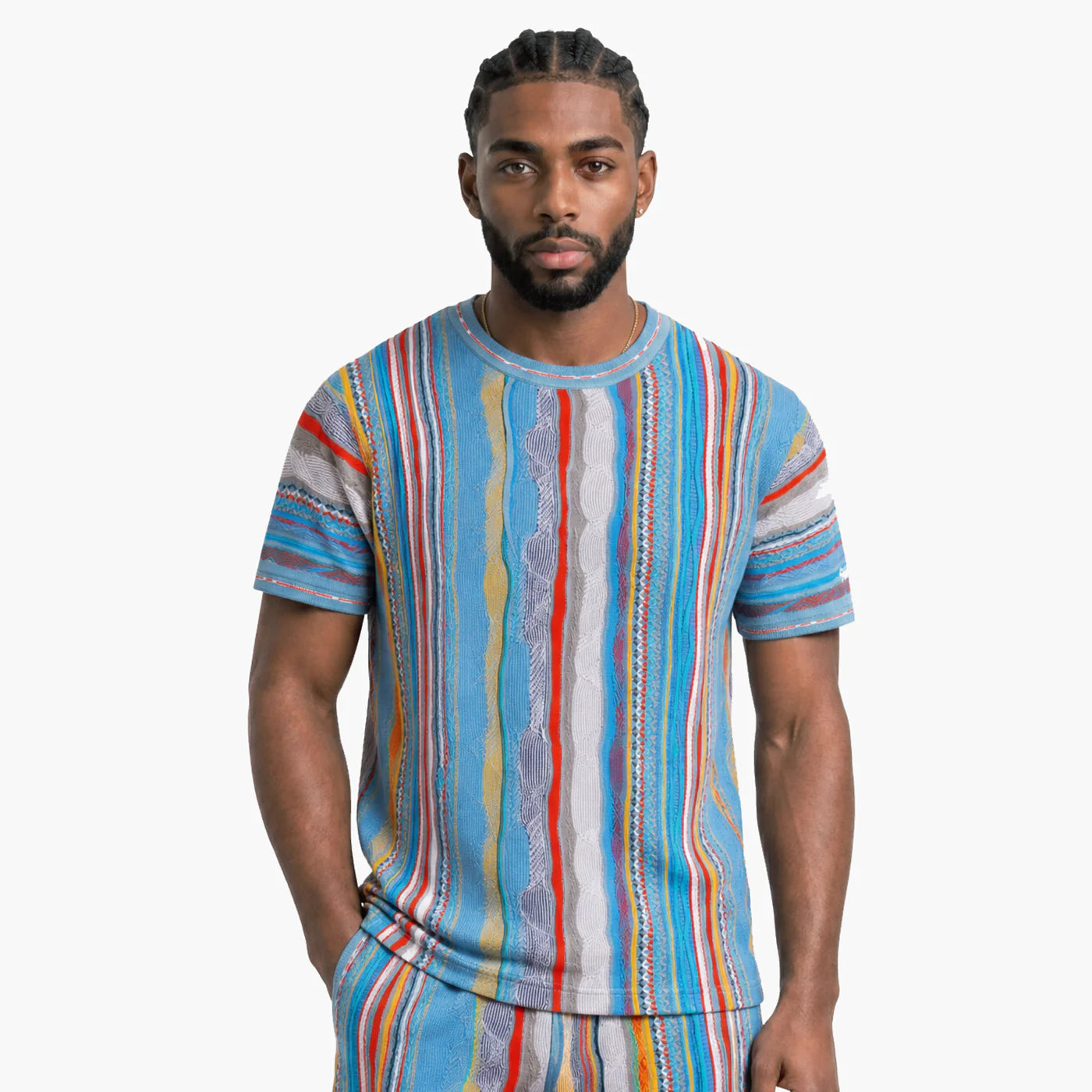 Coogi Light Weight Knit Short Set