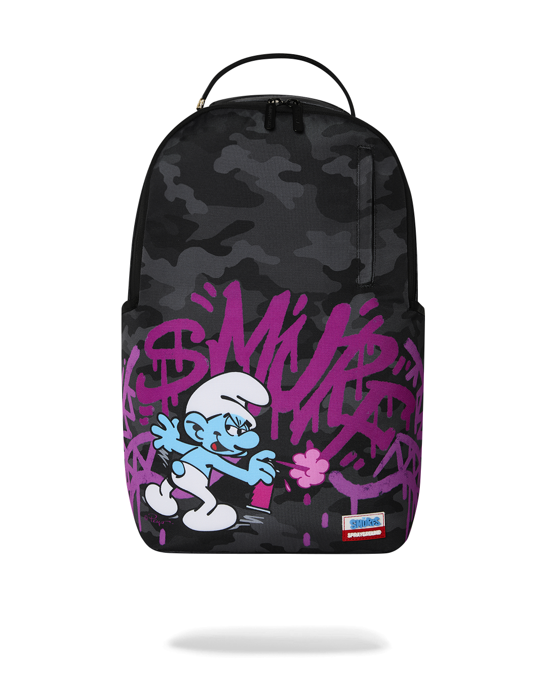 Sprayground Smurfs Shark Tag Backpack