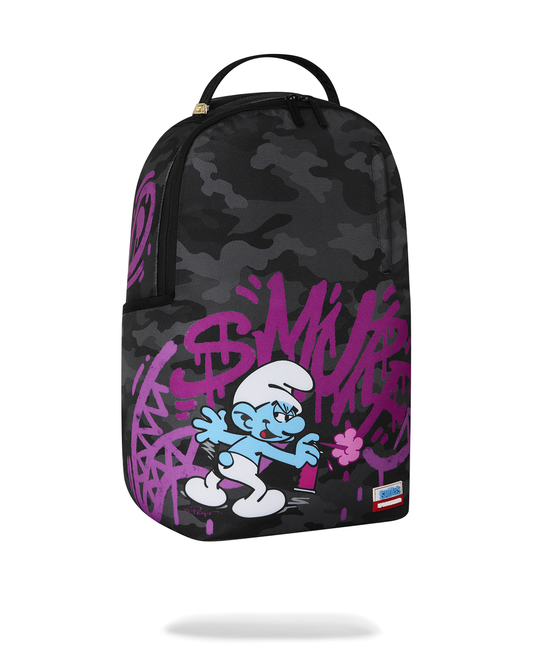 Sprayground Smurfs Shark Tag Backpack