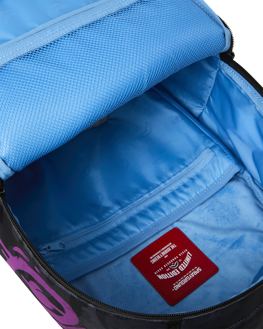 Sprayground Smurfs Shark Tag Backpack