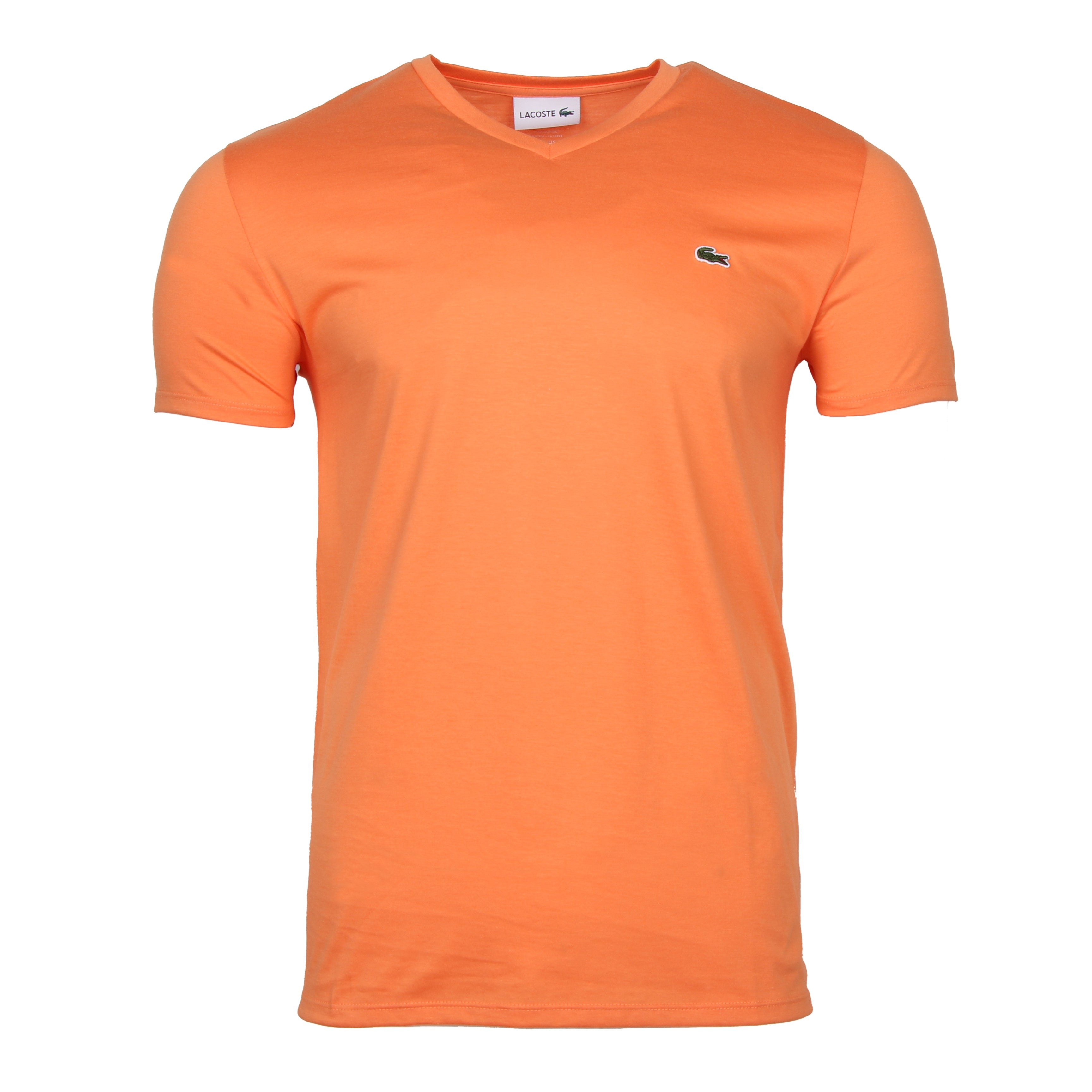 Lacoste V-Neck Soft Pima Cotton Tee