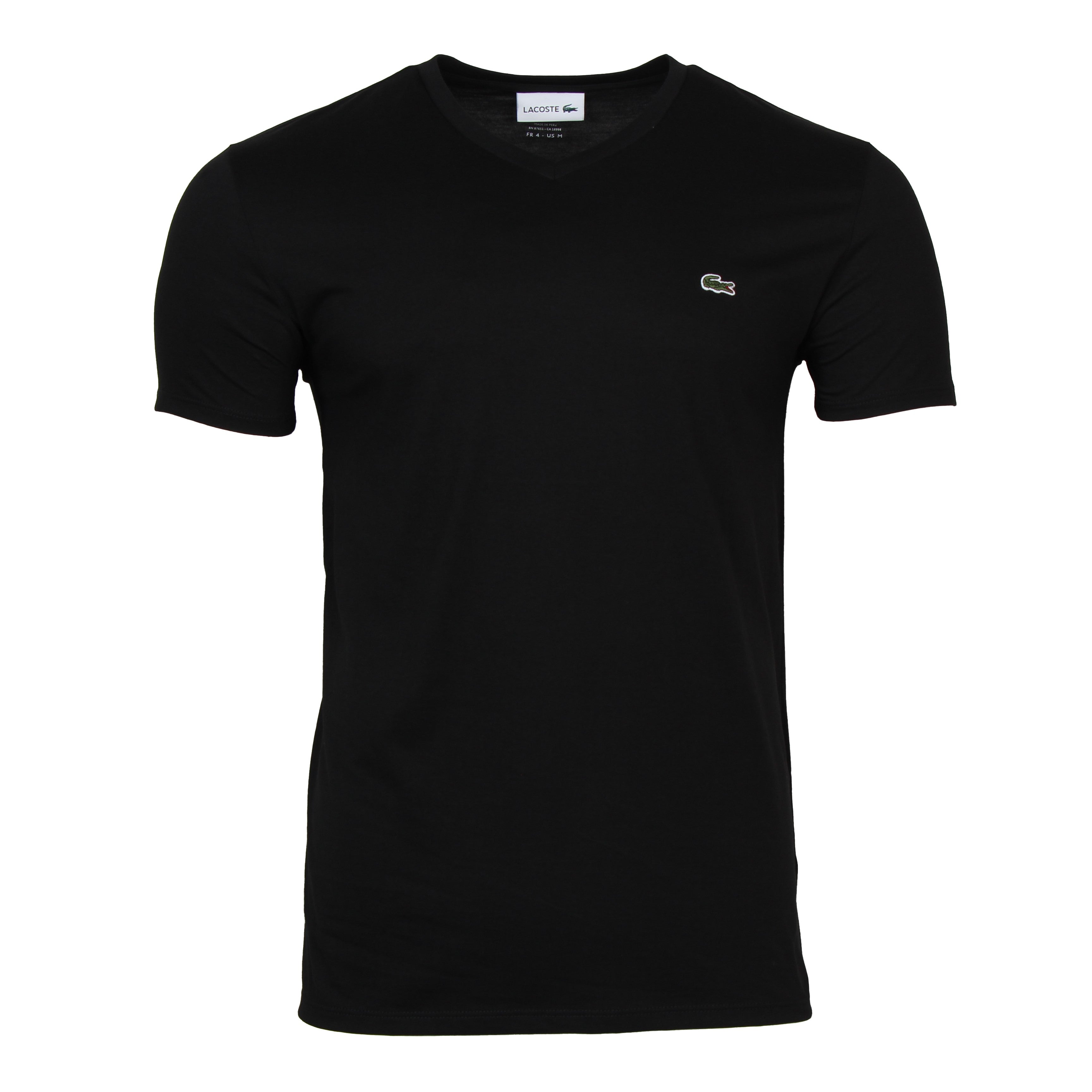 Lacoste V-Neck Soft Pima Cotton Tee