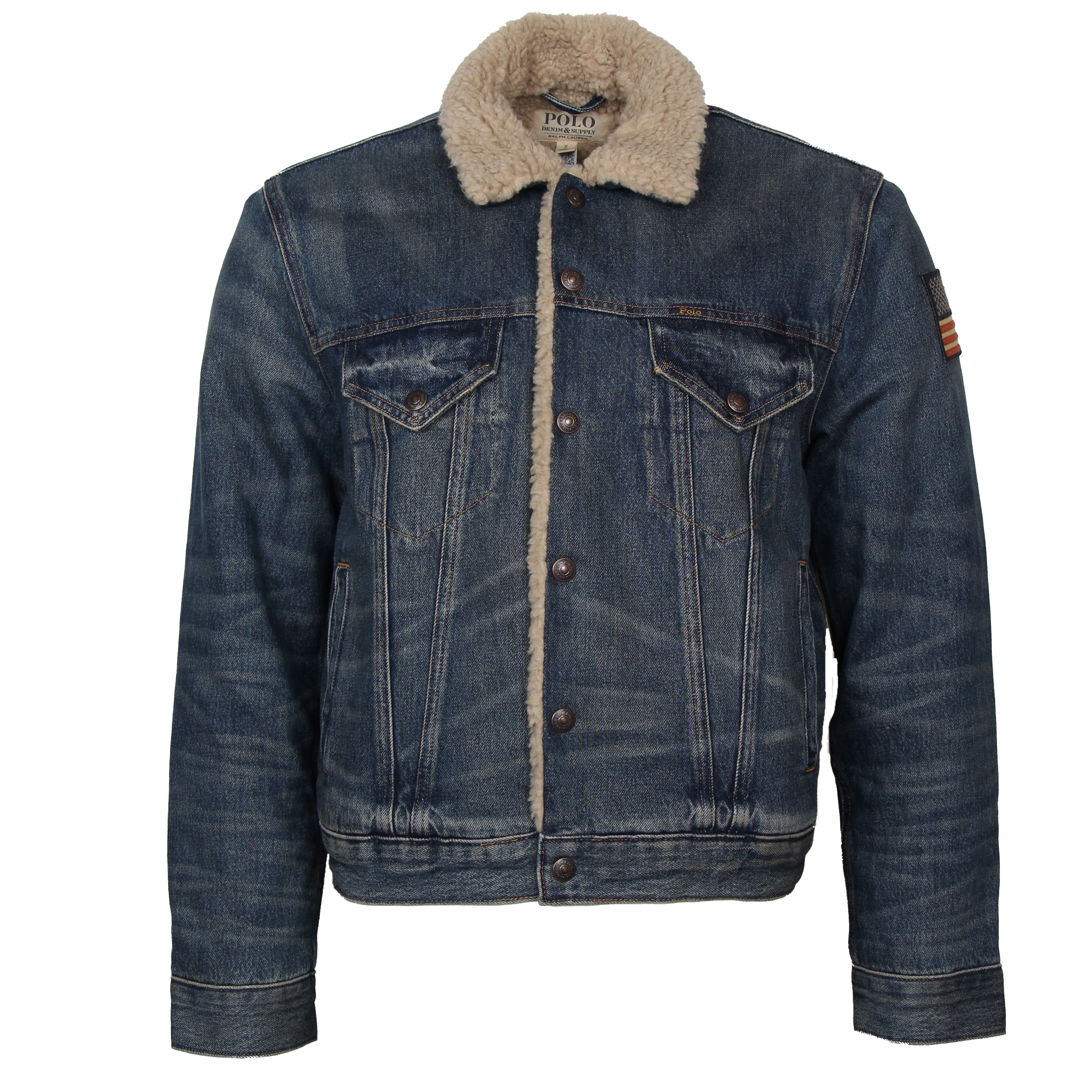 Polo Ralph Lauren Denim Sherpa Trucker Jacket