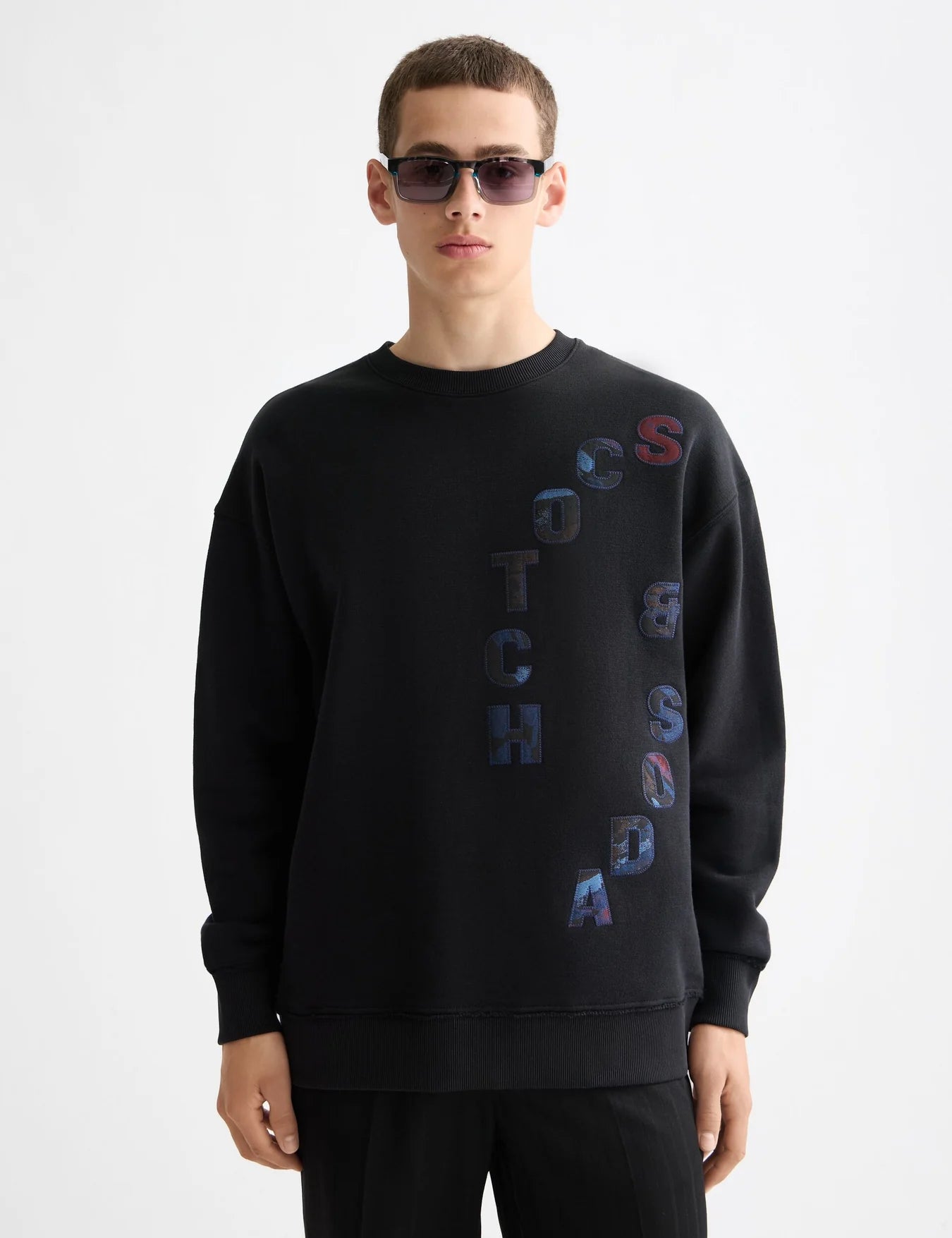 Scotch & Soda Loose Fit Applique Sweatshirt