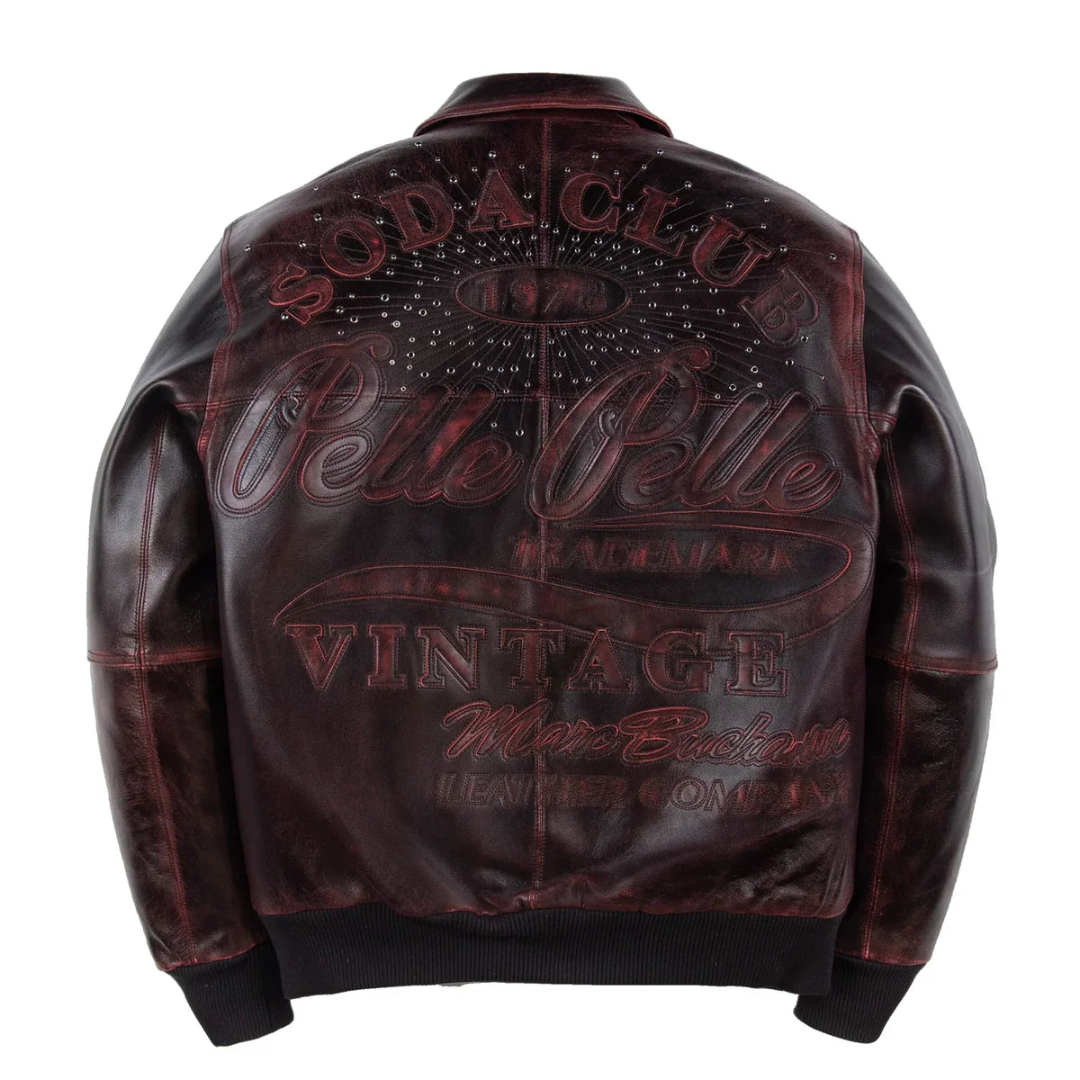 Pelle Pelle Script Soda Club Jacket “ Rhinestone ”