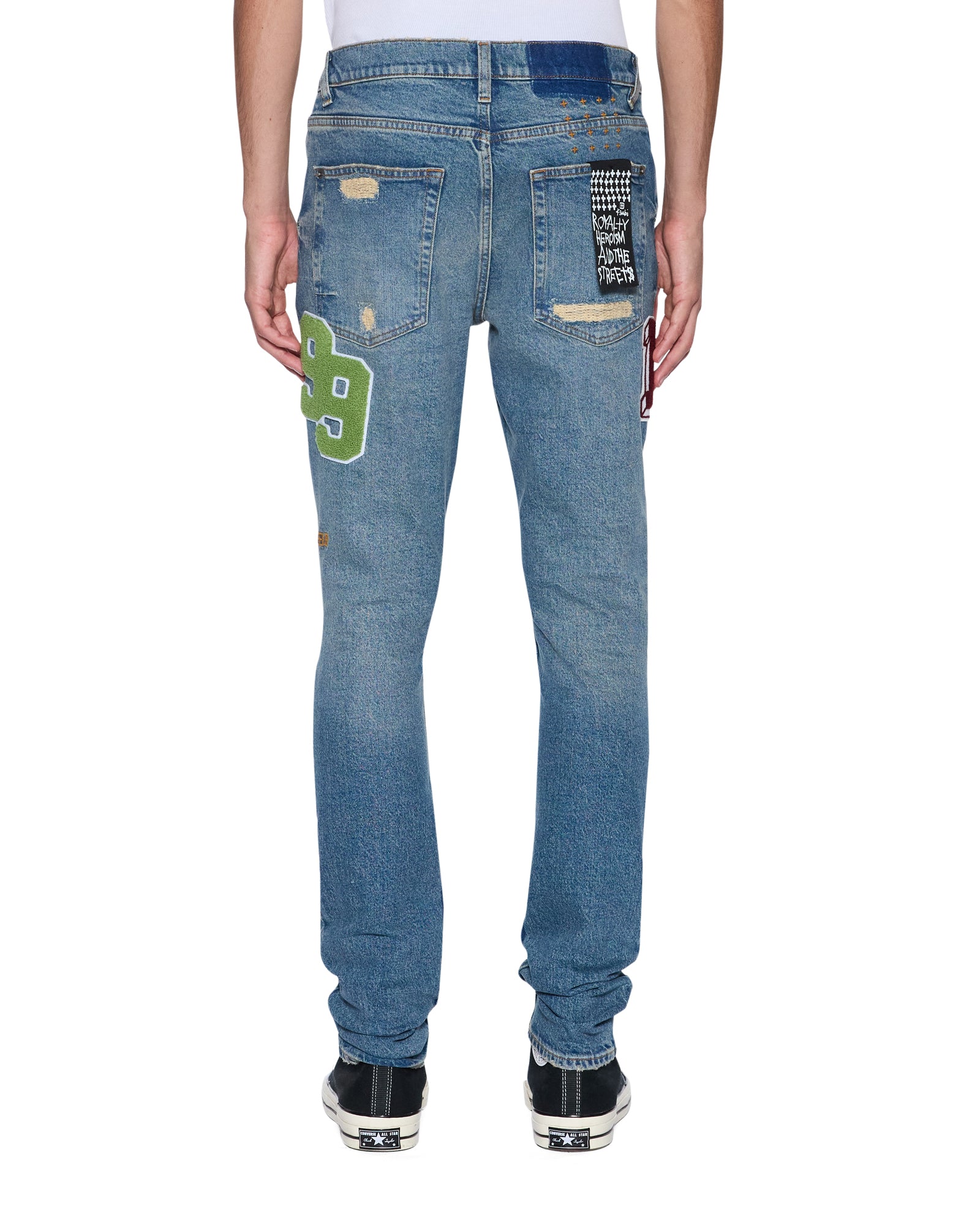 Ksubi Van Winkle Rodeo Patched Jeans