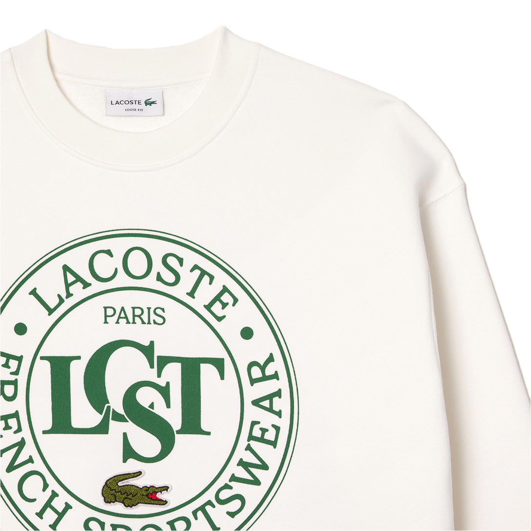 Lacoste Men’s Loose Fit Graphic Print Sweatshirt