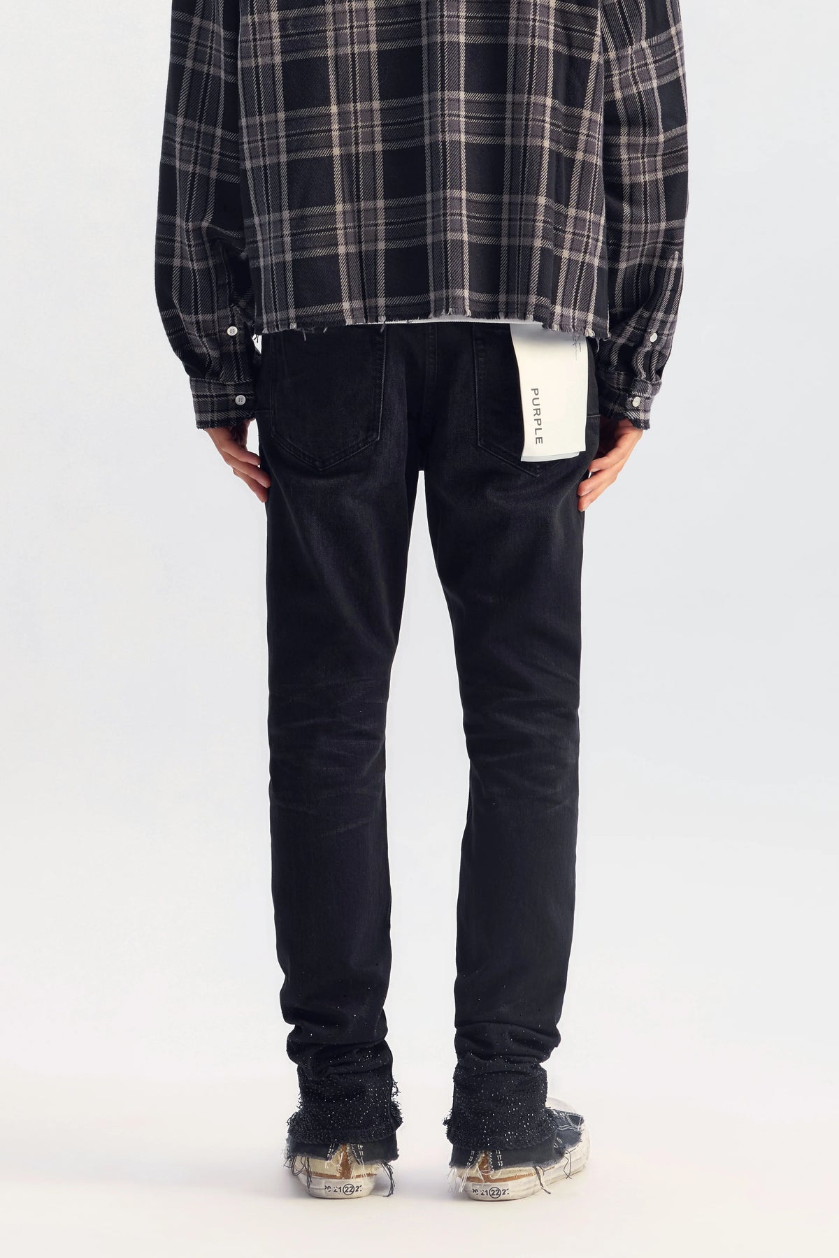 Purple Brand P001 High Contrast Bling Jeans