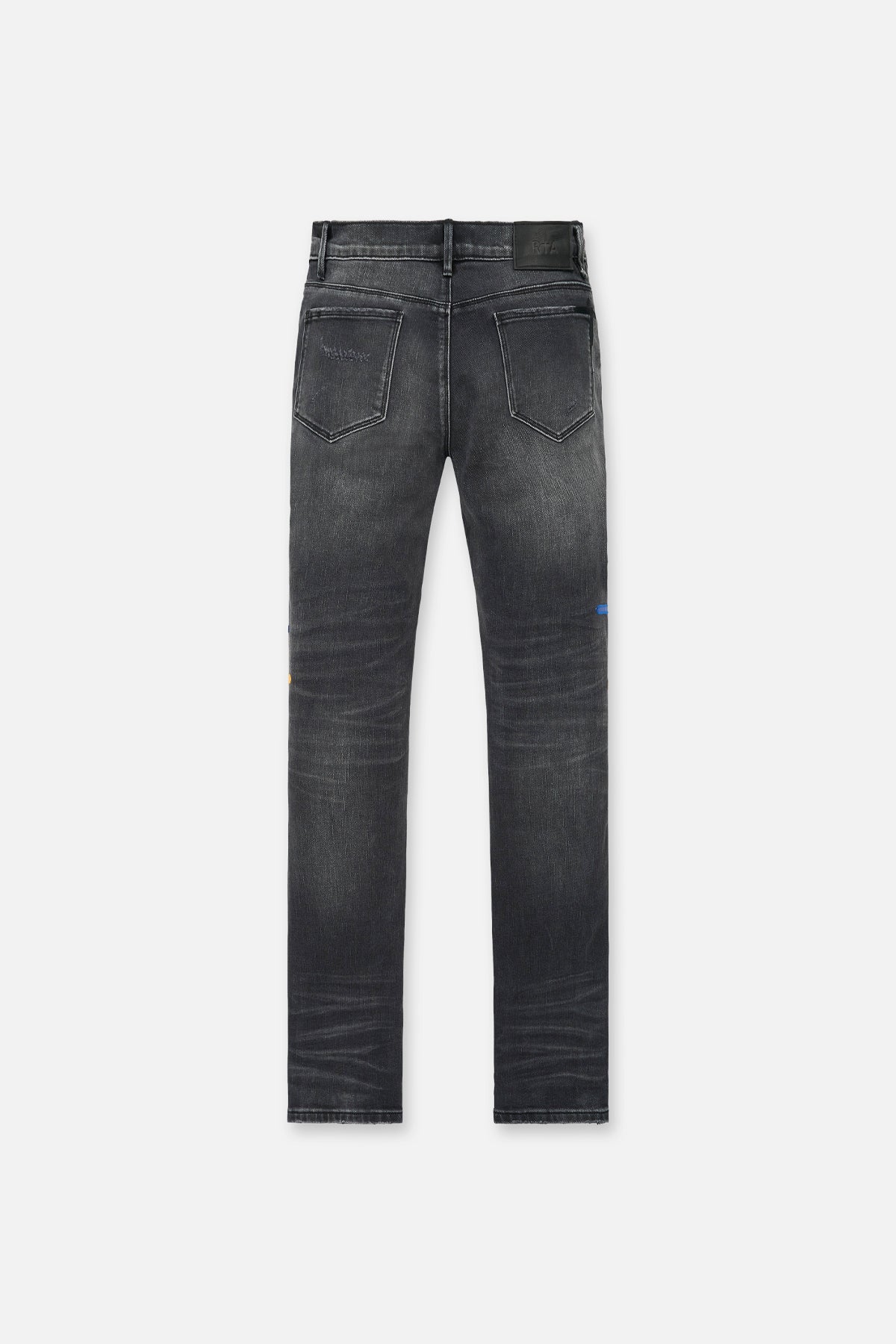 Rta Bryant Jean | Distressed Charcoal Drift Black