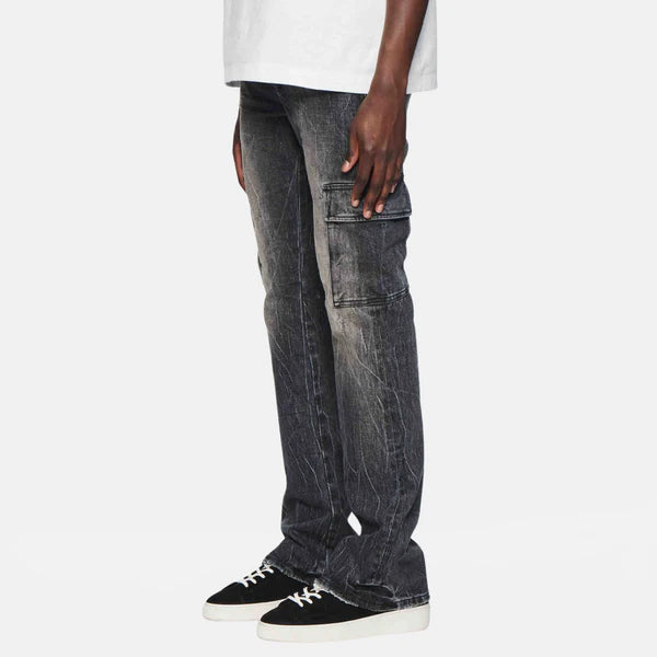Purple Brand Cargo Flare Jean