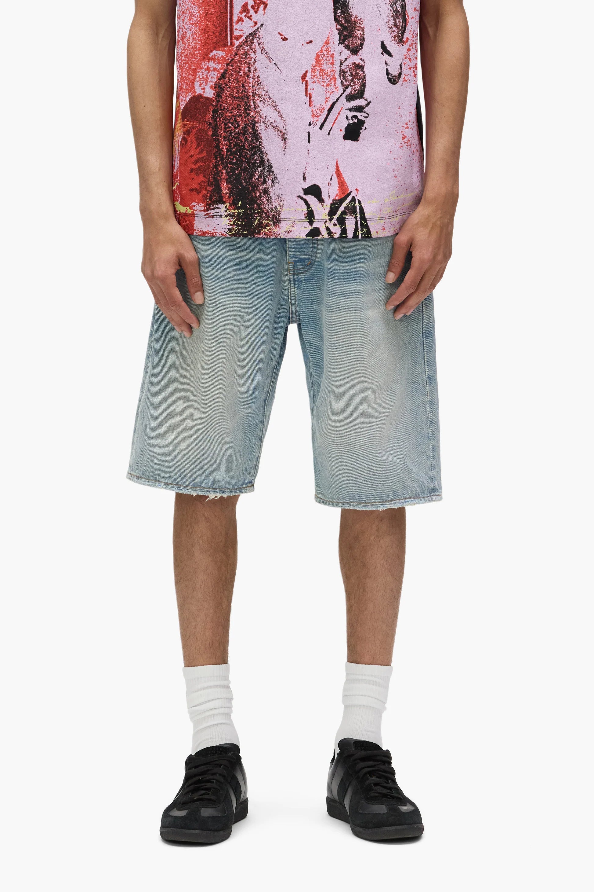 Purple Brand Rivio Worn Shorts