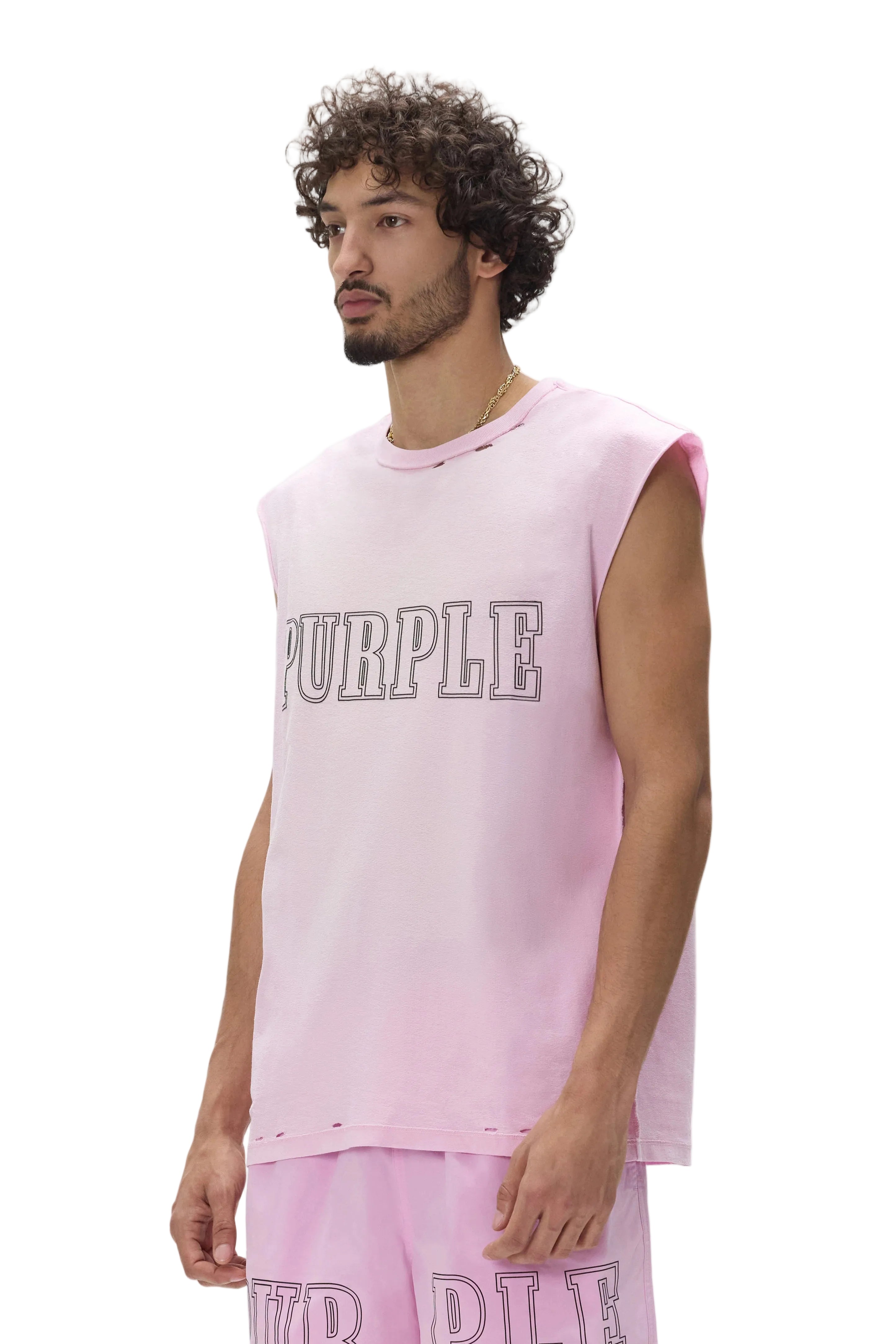 Purple Brand Slab Wordmark Tank Top