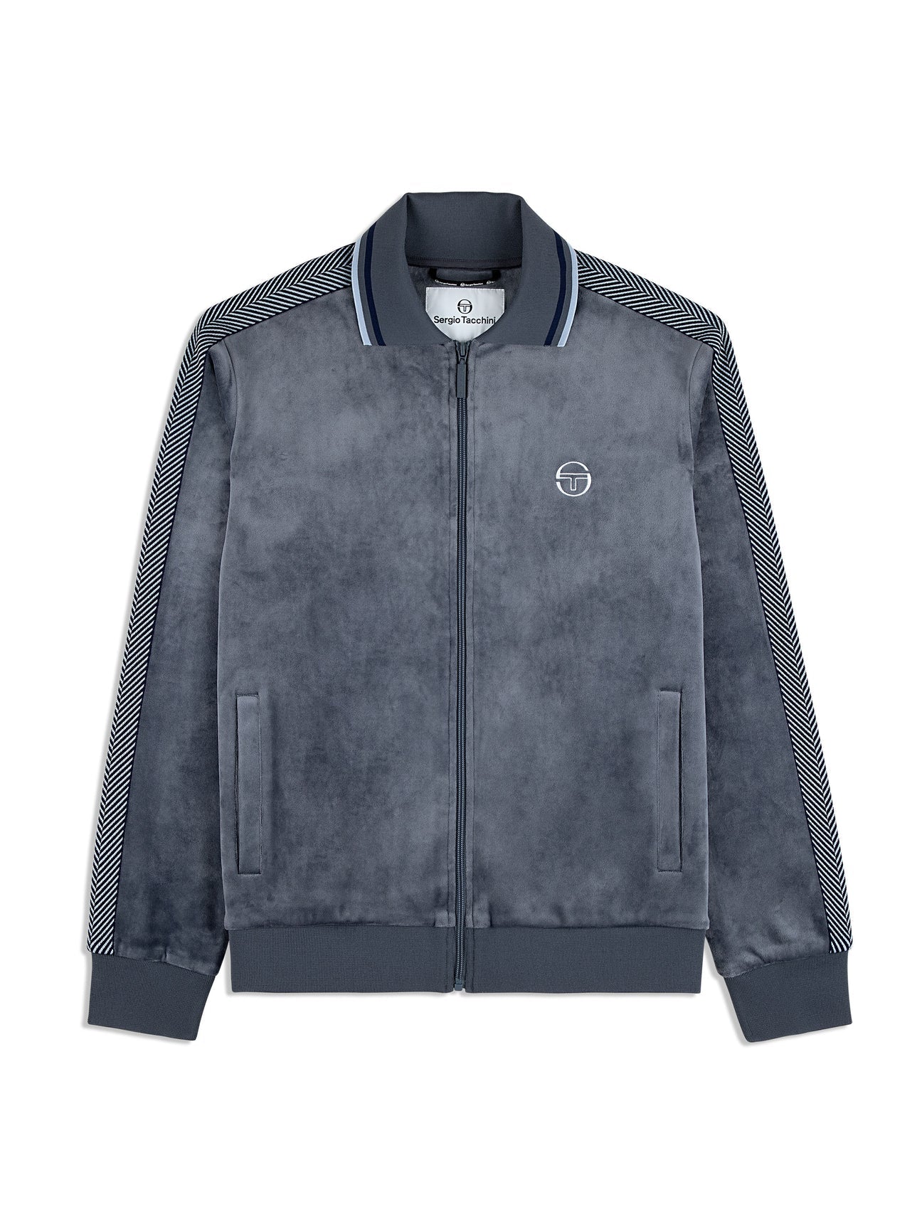 Sergio Tacchini Maglia Velour Track Sweatsuit- Maritime Blue