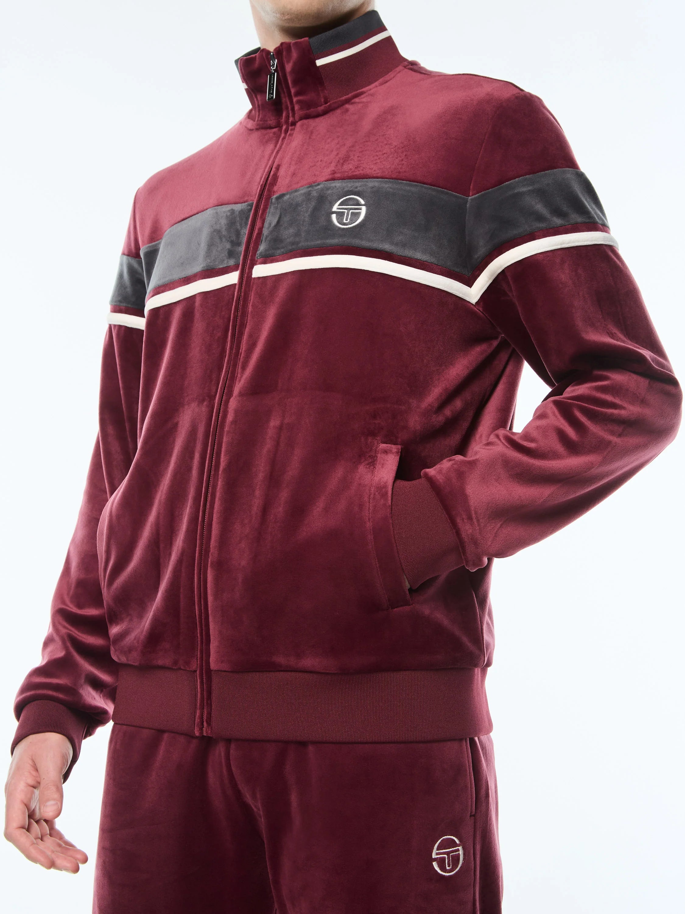 Sergio Tacchini Damarindo Velour Track Sweatsuit
