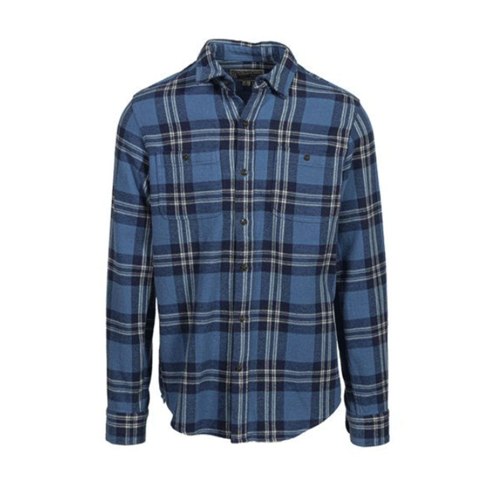 Schott Plaid Cotton Flannel Shirt