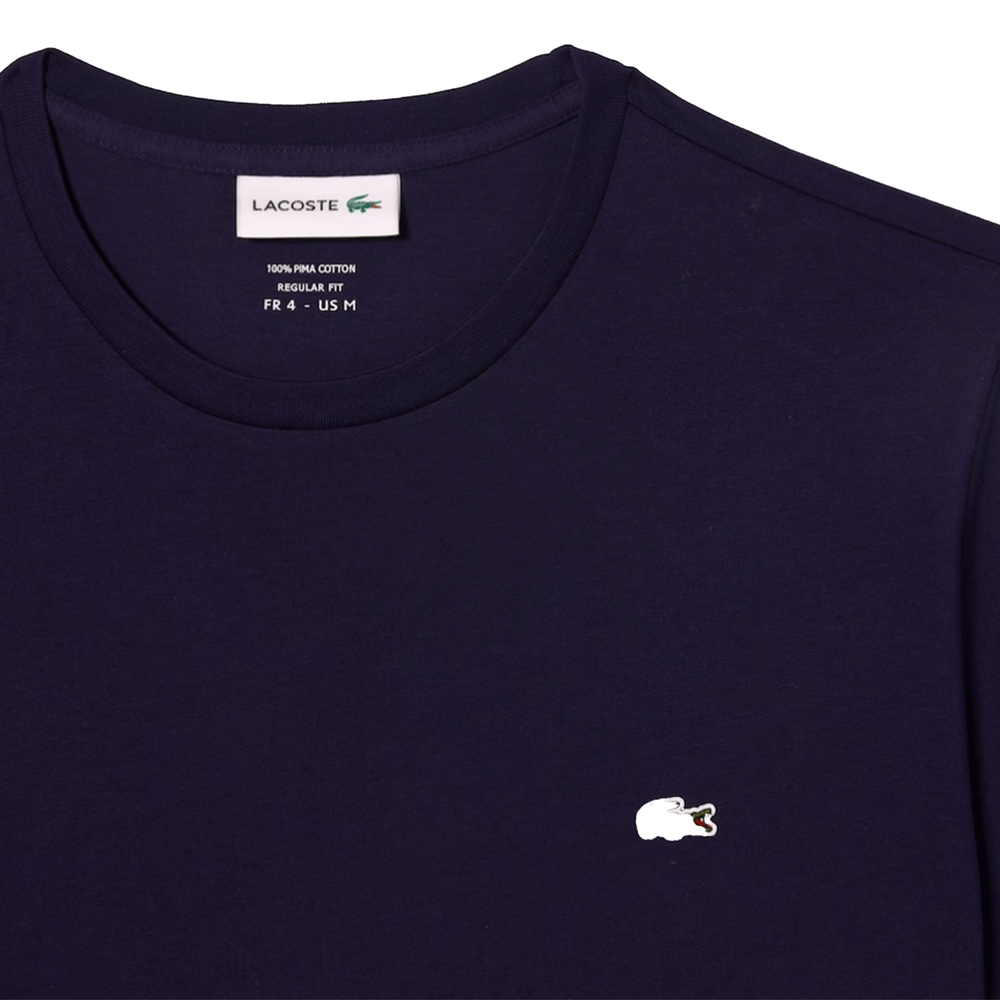 Lacoste Crew Neck Soft Pima Cotton Tee