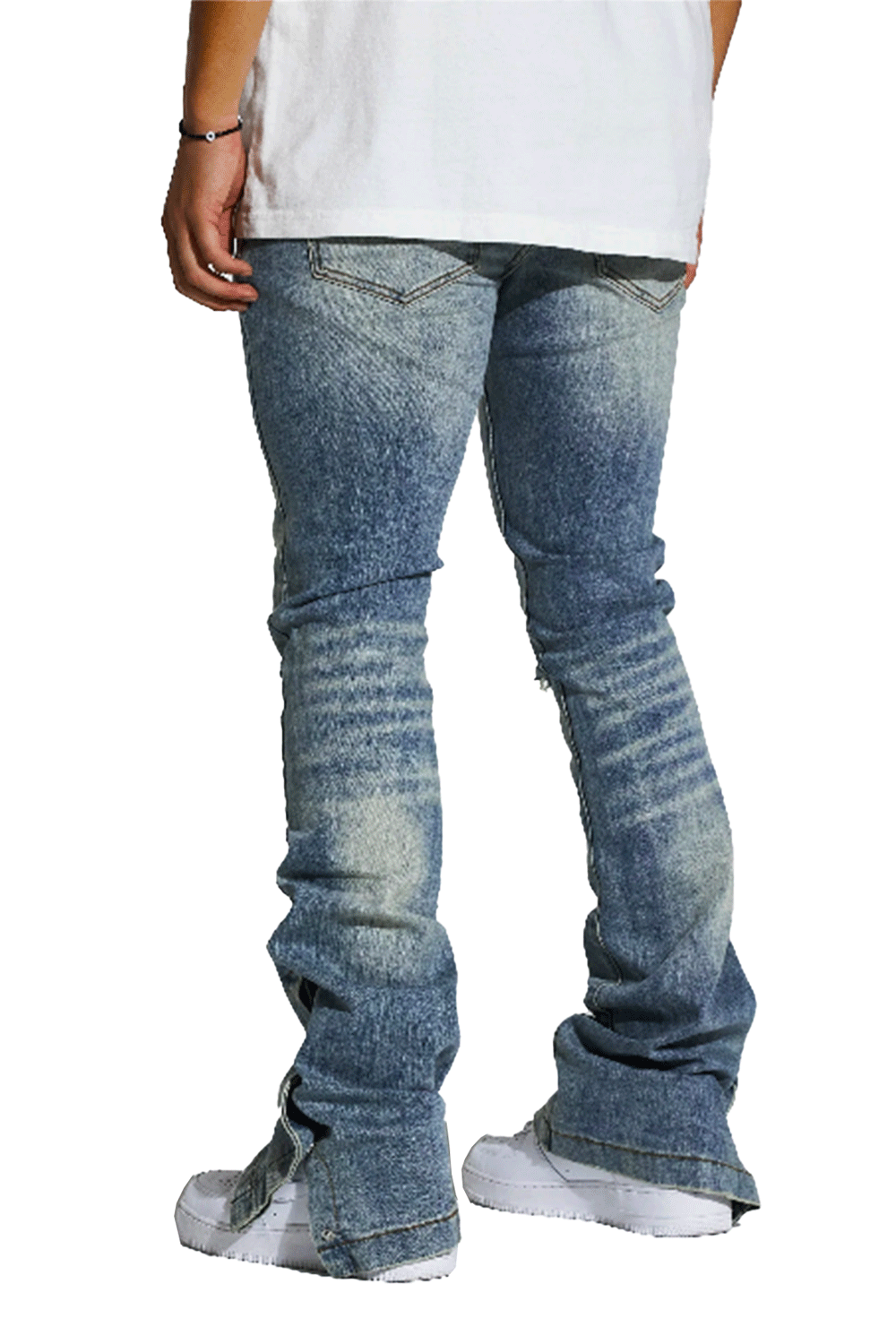 Crysp Snap Flare Jeans