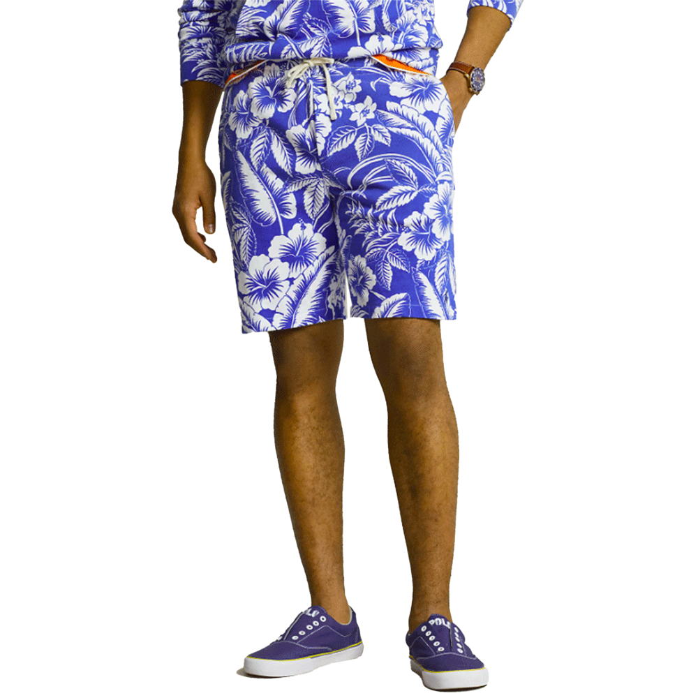 Polo Ralph Lauren 8.5-Inch Tropical Floral Spa Terry Short