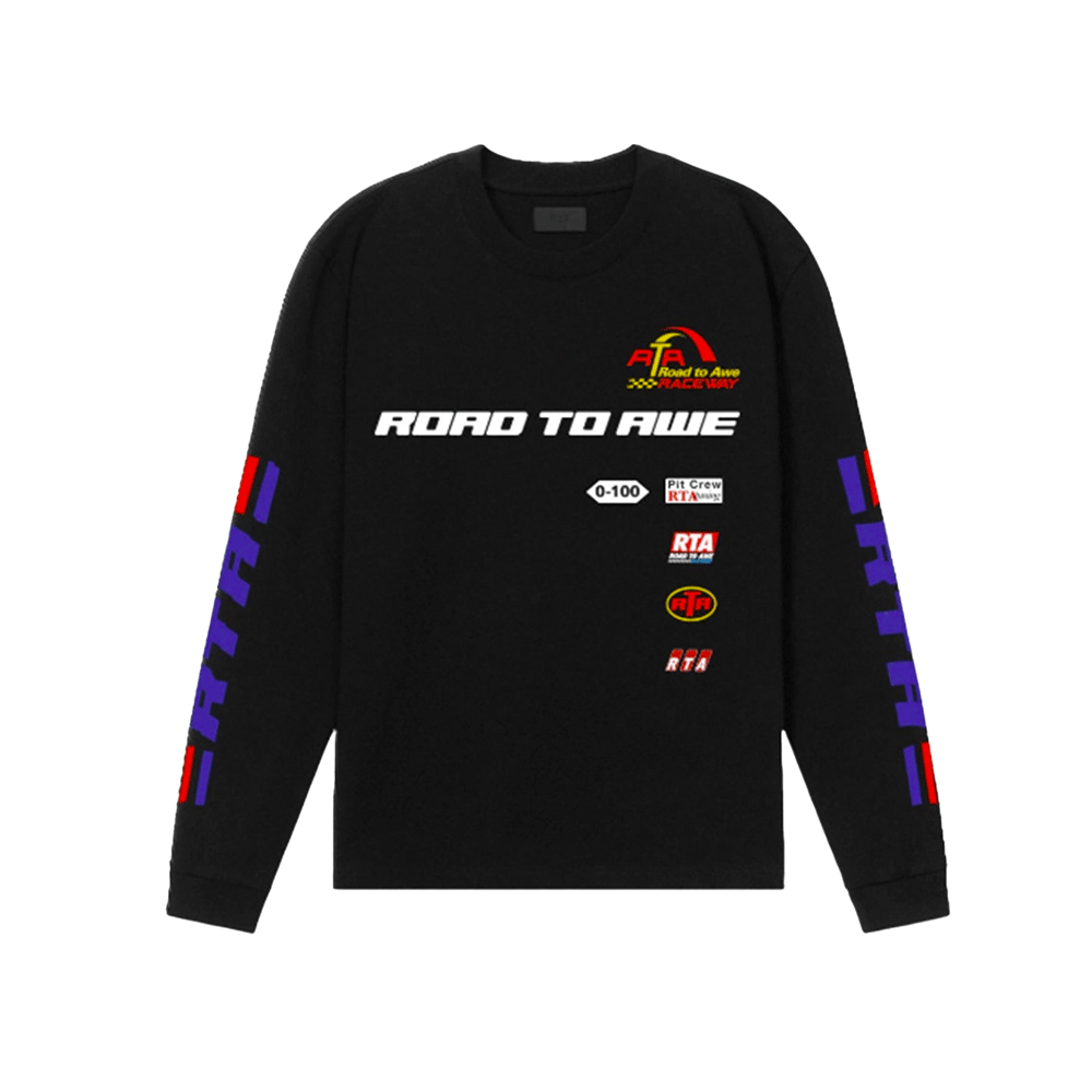 RTA LAWRENCE TEE | BLACK RTA RACEWAY