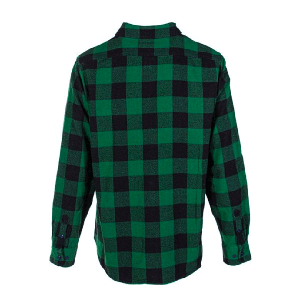 Schott Plaid Cotton Flannel Shirt