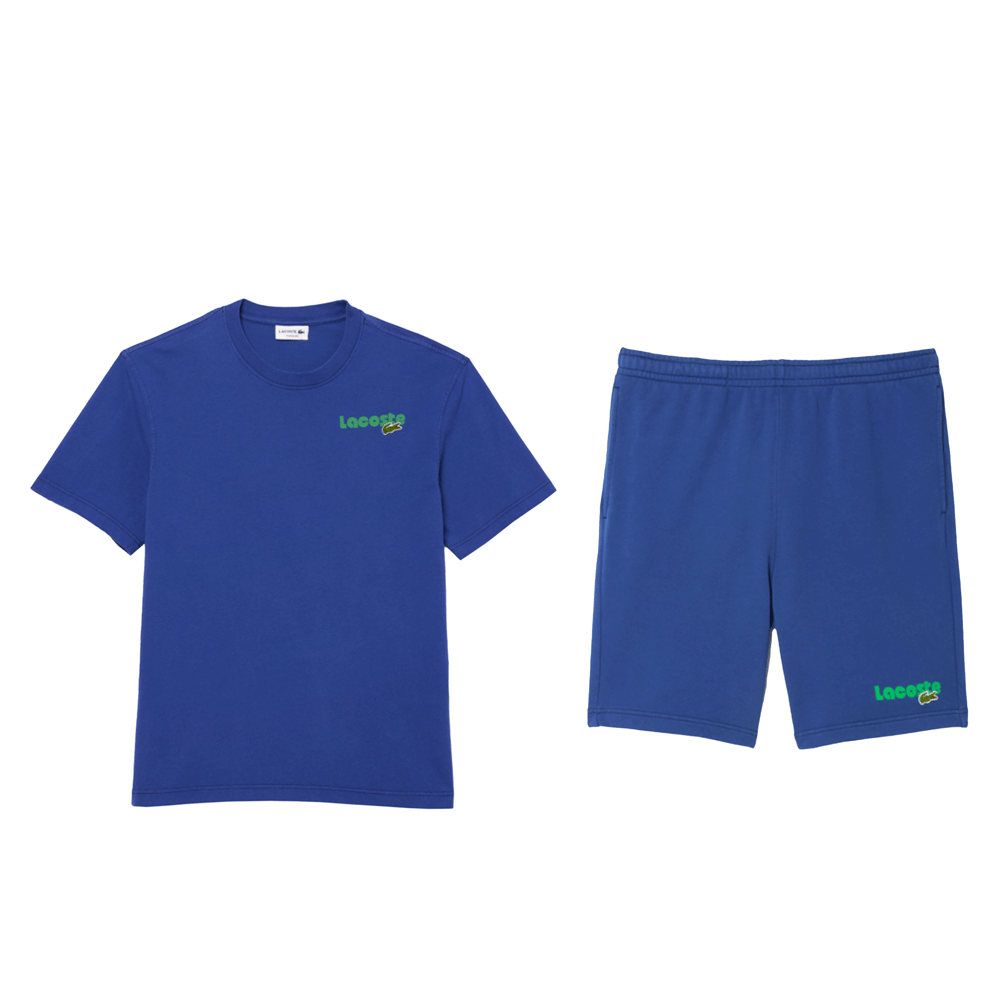 Lacoste Men’s Washed Effect Short-Set