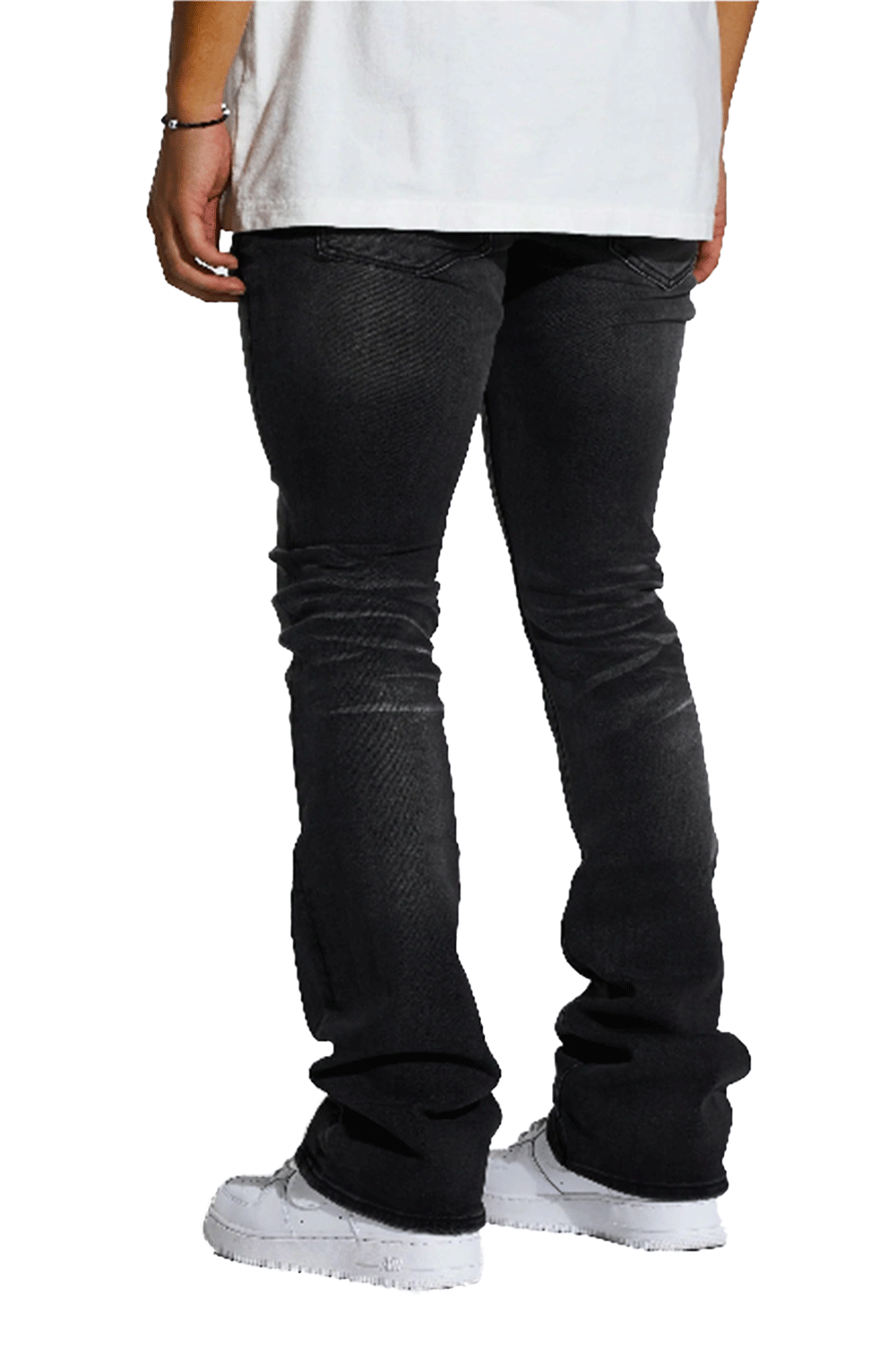 Crysp Arch-Gray Wash Jeans