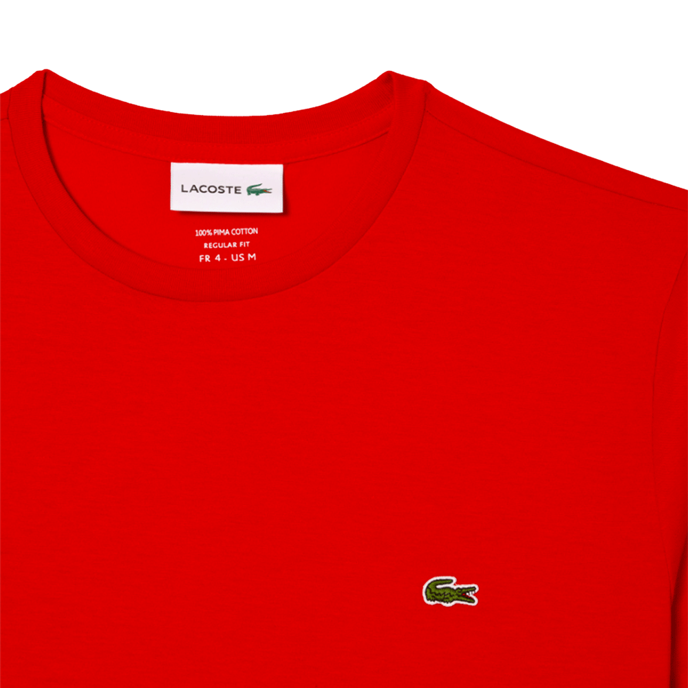 Lacoste Crew Neck Soft Pima Cotton Tee