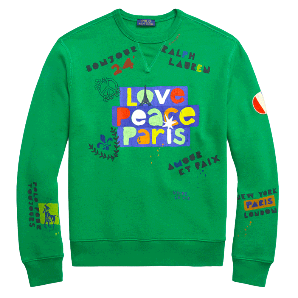 Polo Ralph Lauren Love Peace Paris Sweatshirt