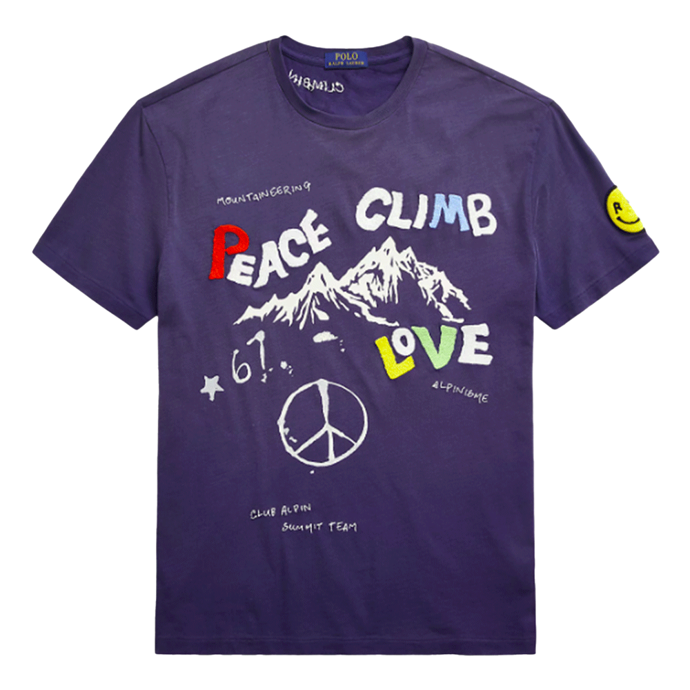 Polo Ralph Lauren Classic Fit Peace Climb Love T-Shirt