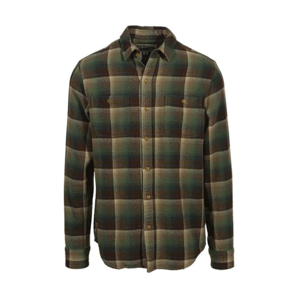 Schott Plaid Cotton Flannel Shirt