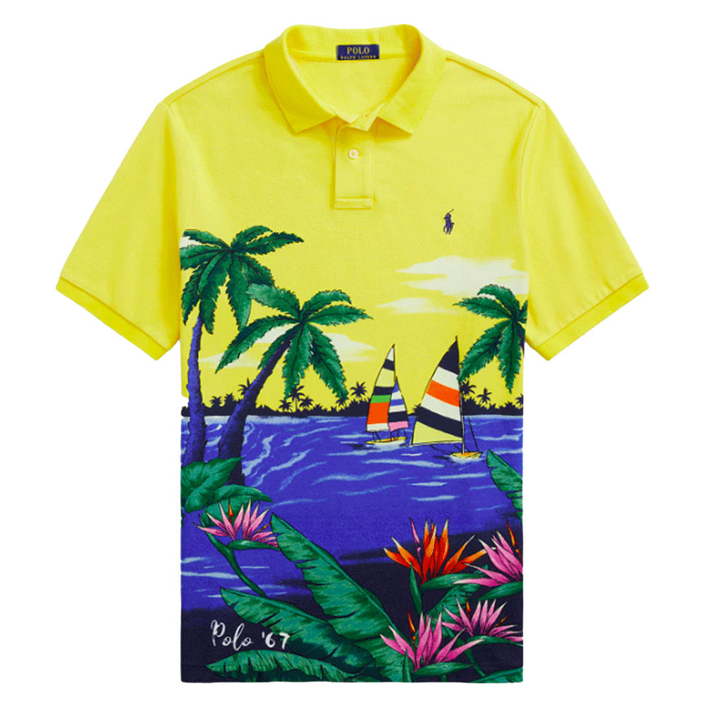 Polo Ralph Lauren Classic Fit Tropical Mesh Polo Shirt