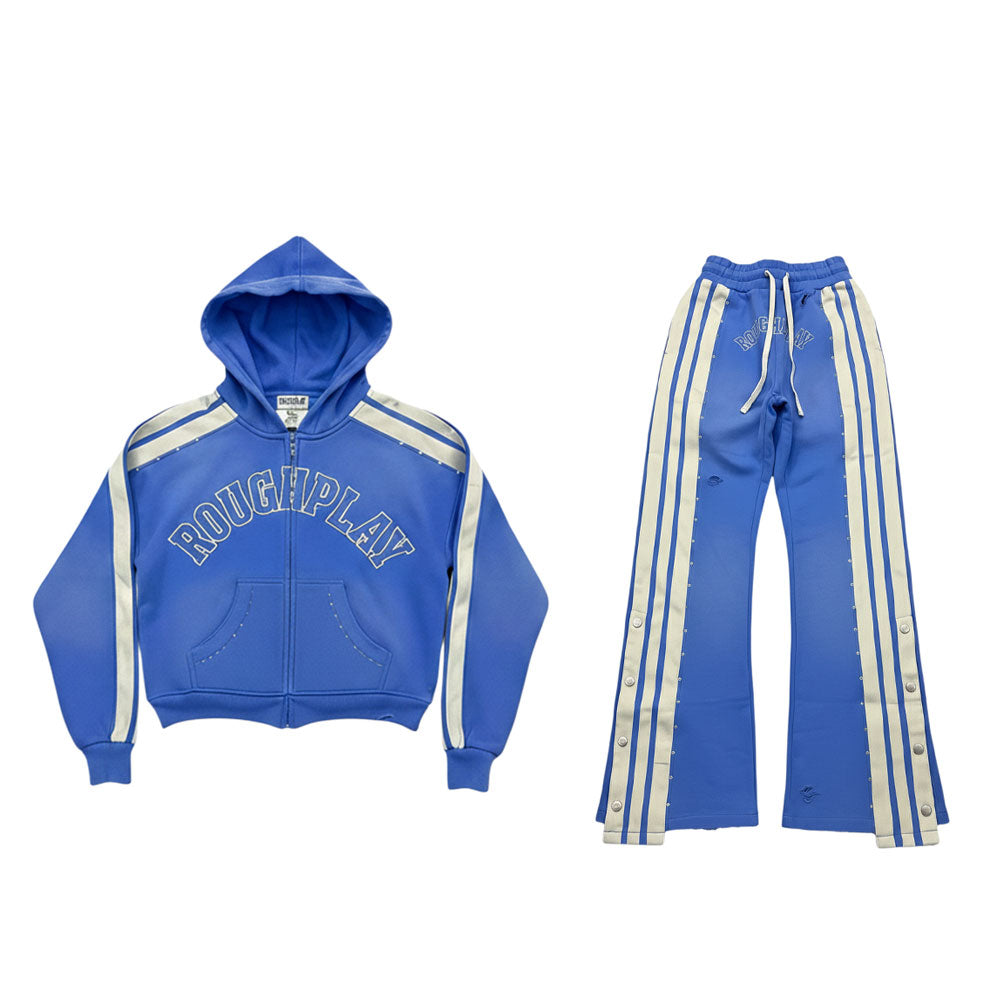 RoughPlay Stripe Sweatsuit (Blue) - Blue Jeans