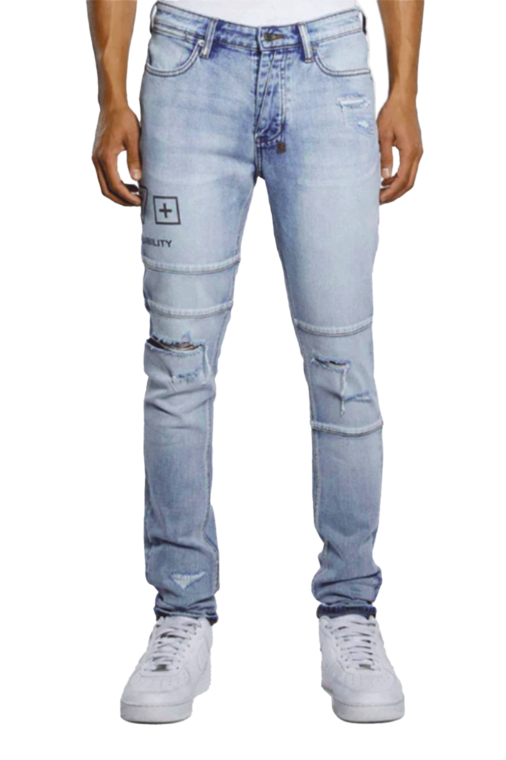 Ksubi Van Winkle Enjoy Trashed Jeans