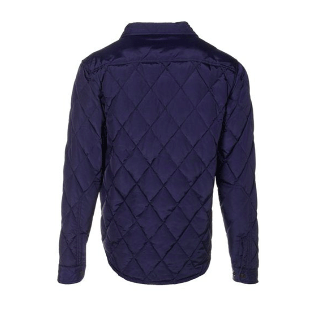 Schott Down-filled Quilted Shirt Jacket