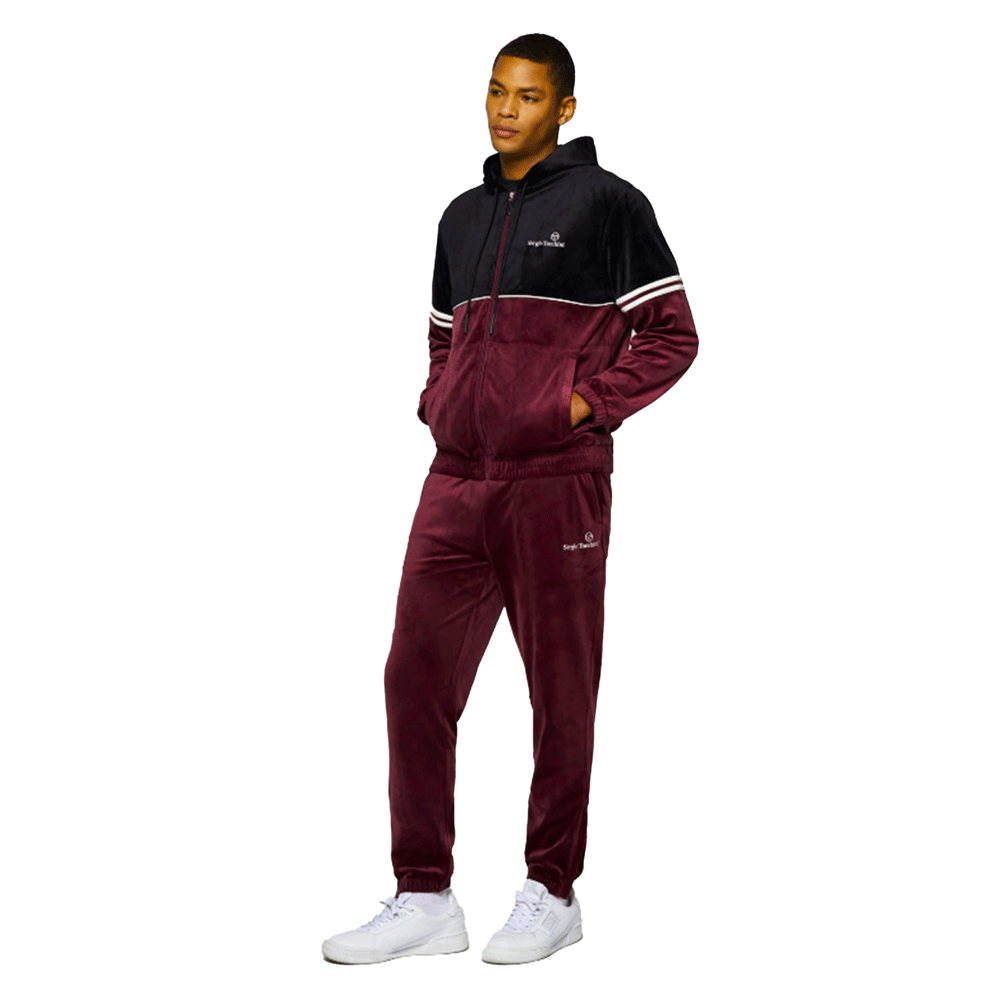 Sergio Tacchini Scopeto Full-Zip Velour Sweatsuit