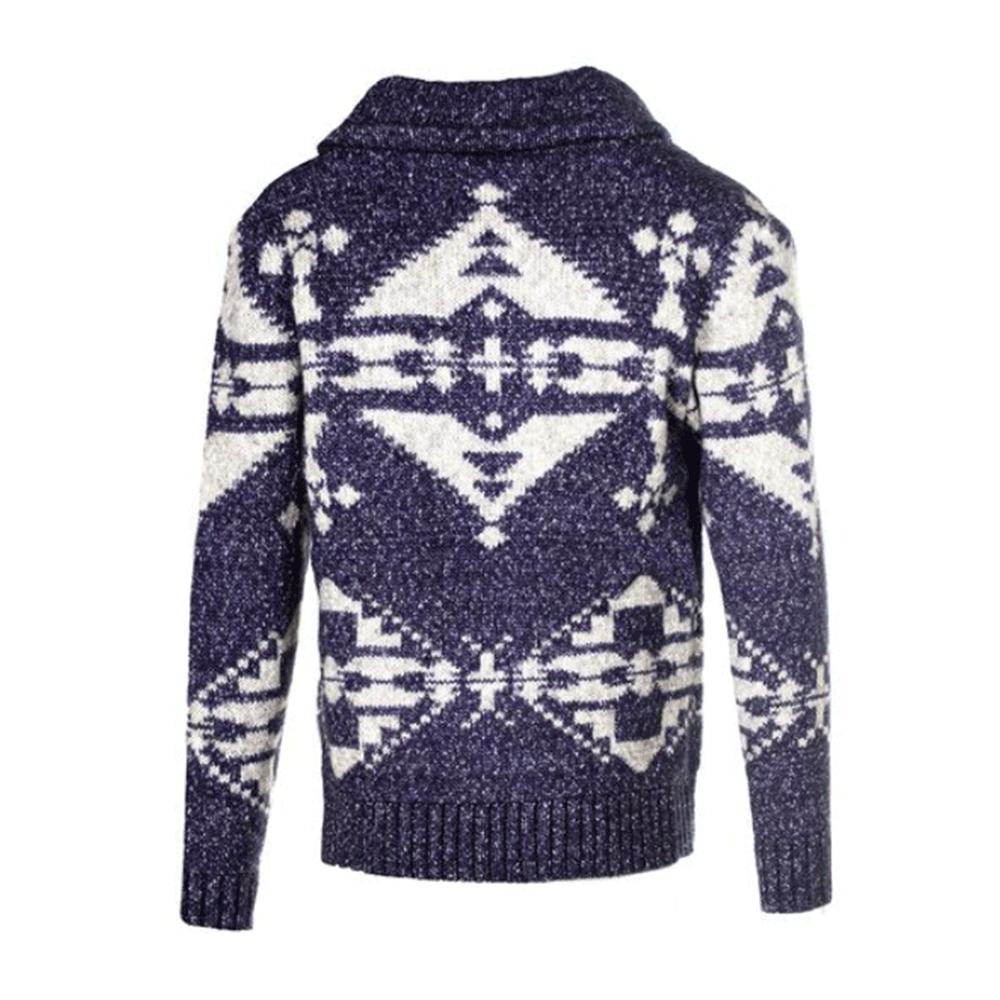 Schott Yak Blend Motif Cardigan