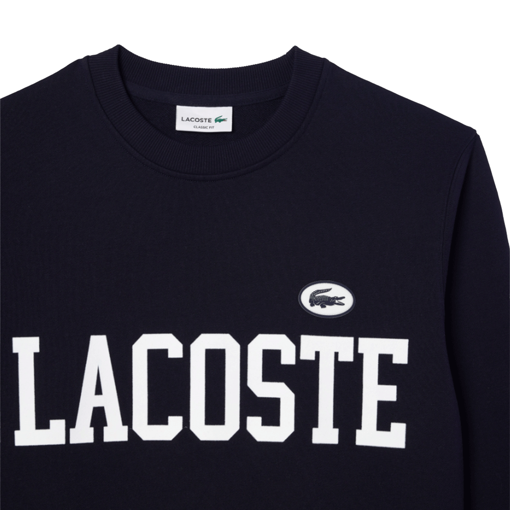 Lacoste Men’s Flocked Fleece Sweatshirt